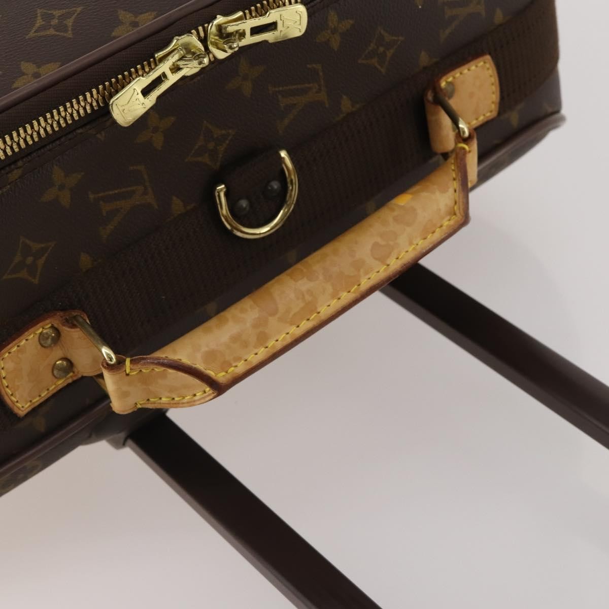 Louis Vuitton Pegase Luggage Monogram Canvas Brown Canvas Travel Bag Bag (Pre-Owned)