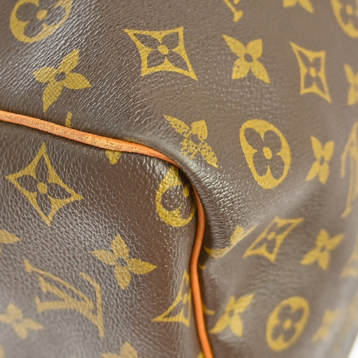 Louis Vuitton Keepall Bandouliere Monogram Canvas Brown Canvas Travel Bag Bag (Pre-Owned)