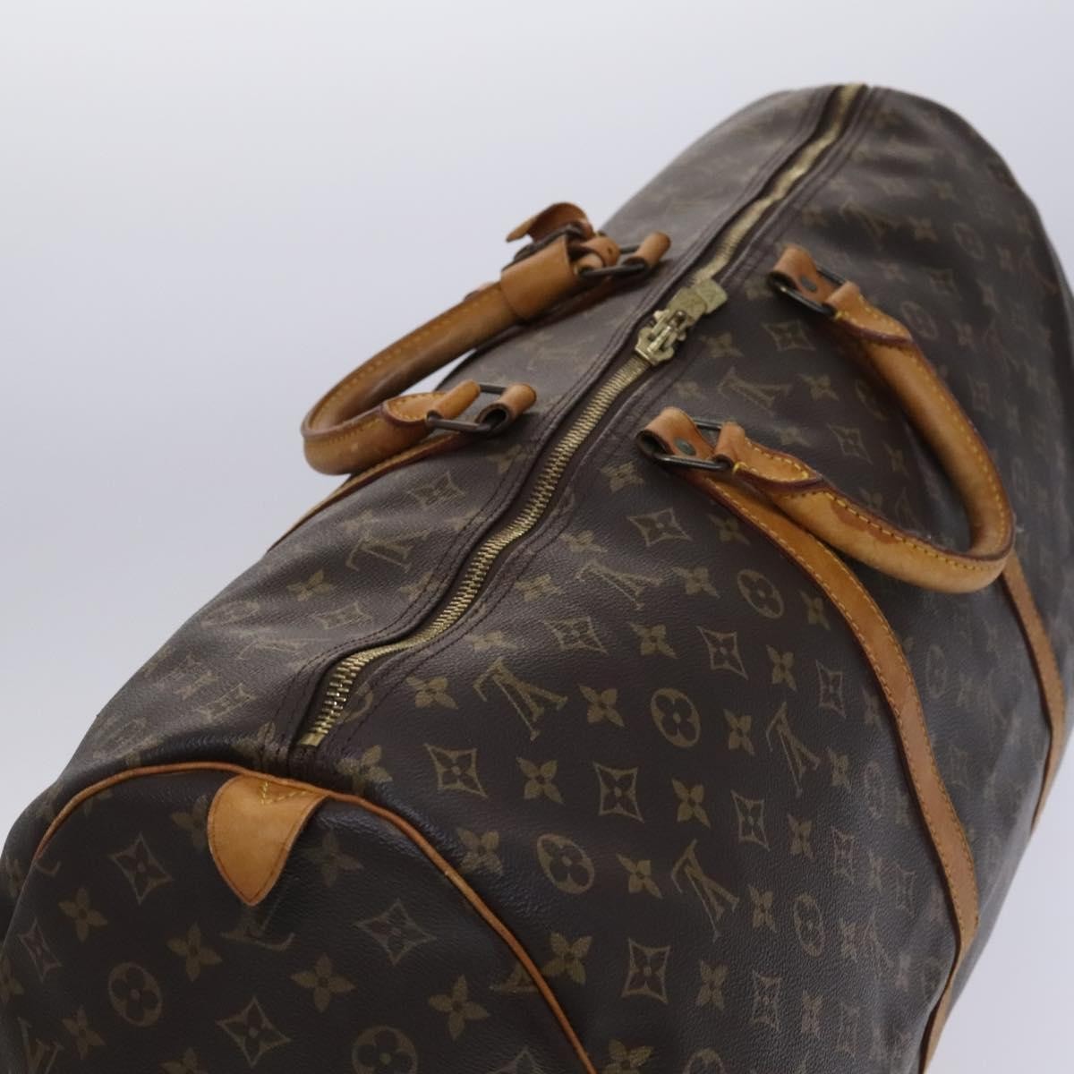 Louis Vuitton Keepall Monogram Canvas Brown Canvas Travel Bag Bag (Pre-Owned)