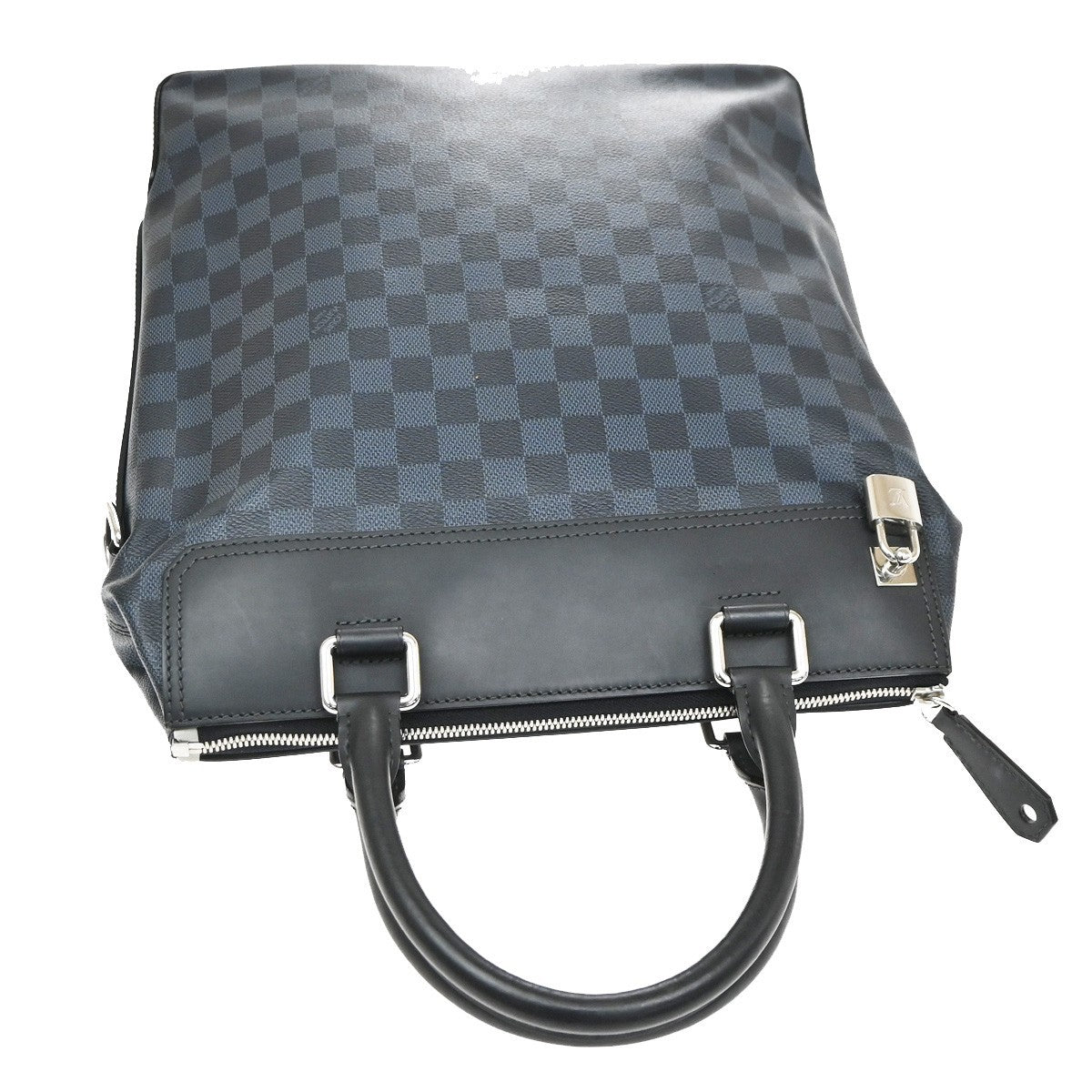 Louis Vuitton Greenwich Damier Cobalt Blue Canvas Tote Bag Bag (Pre-Owned)