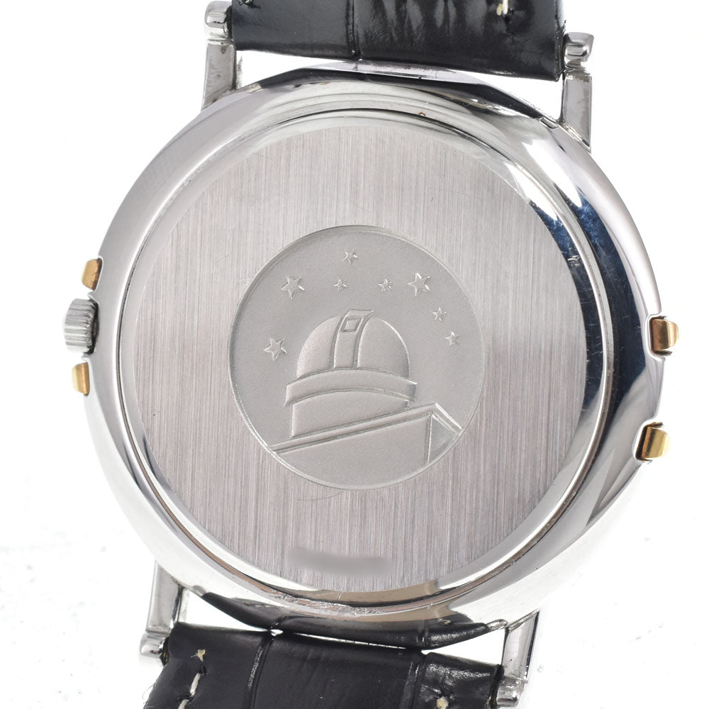 Omega Constellation Day Date Quartz Stainless Steel And Yellow Gold Watch (Pre-Owned)