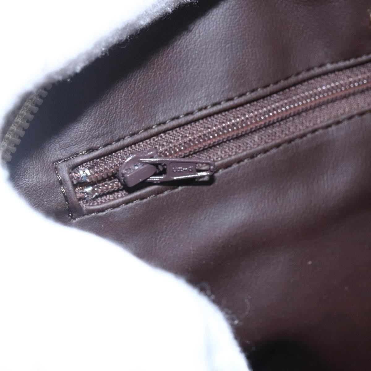 Bally Vintage Quilted Leather Ecru Leather Shoulder Bag Bag (Pre-Owned)