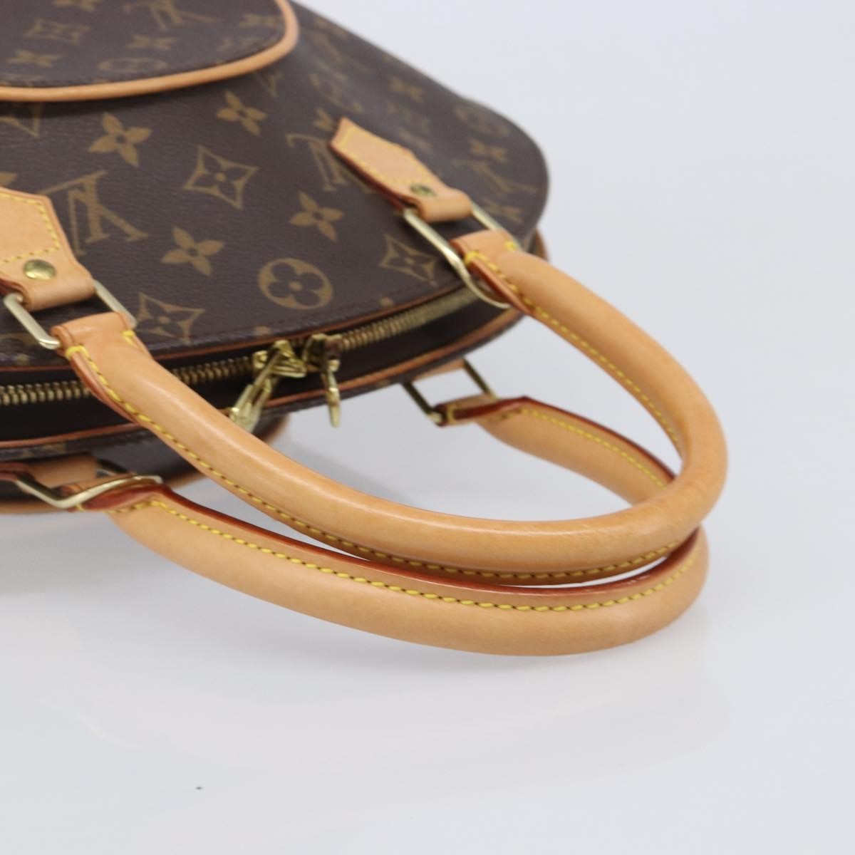 Louis Vuitton Ellipse Monogram Canvas Brown Canvas Handbag (Pre-Owned)