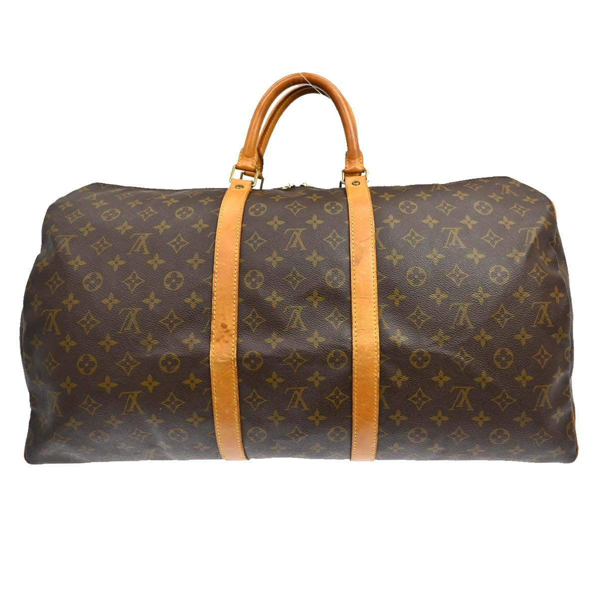 Louis Vuitton Keepall Monogram Canvas Brown Canvas Travel Bag Bag (Pre-Owned)