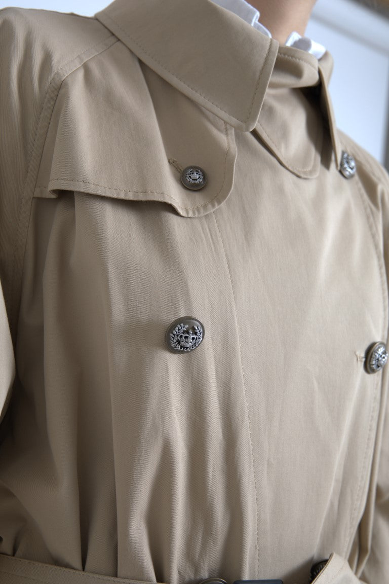 Dolce & Gabbana Elegant Double Breasted Trench Women's Coat