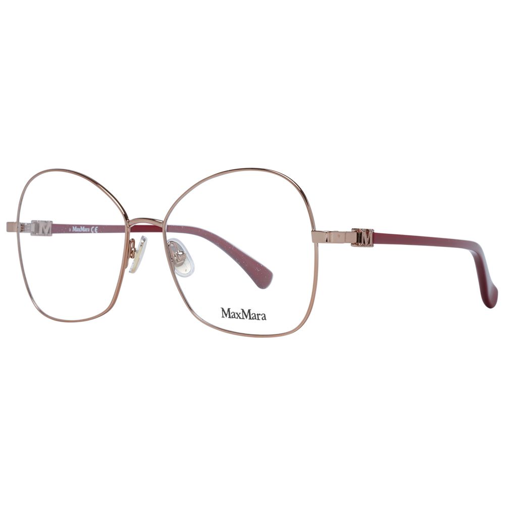 Max Mara Bronze Metal & Plastic Glasses Women's (Frames)