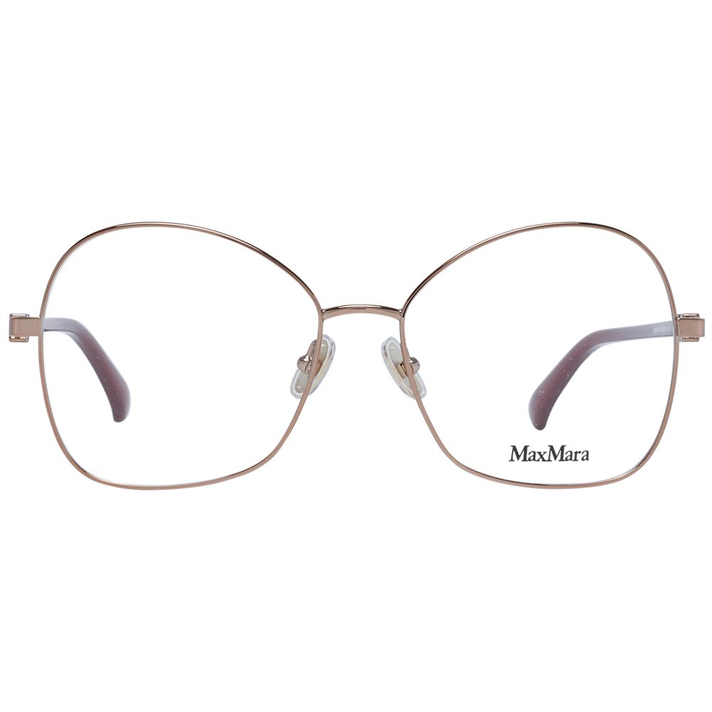 Max Mara Bronze Metal & Plastic Glasses Women's (Frames)