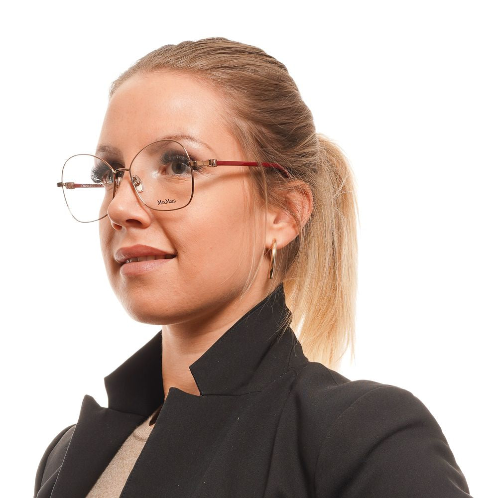 Max Mara Bronze Metal & Plastic Glasses Women's (Frames)
