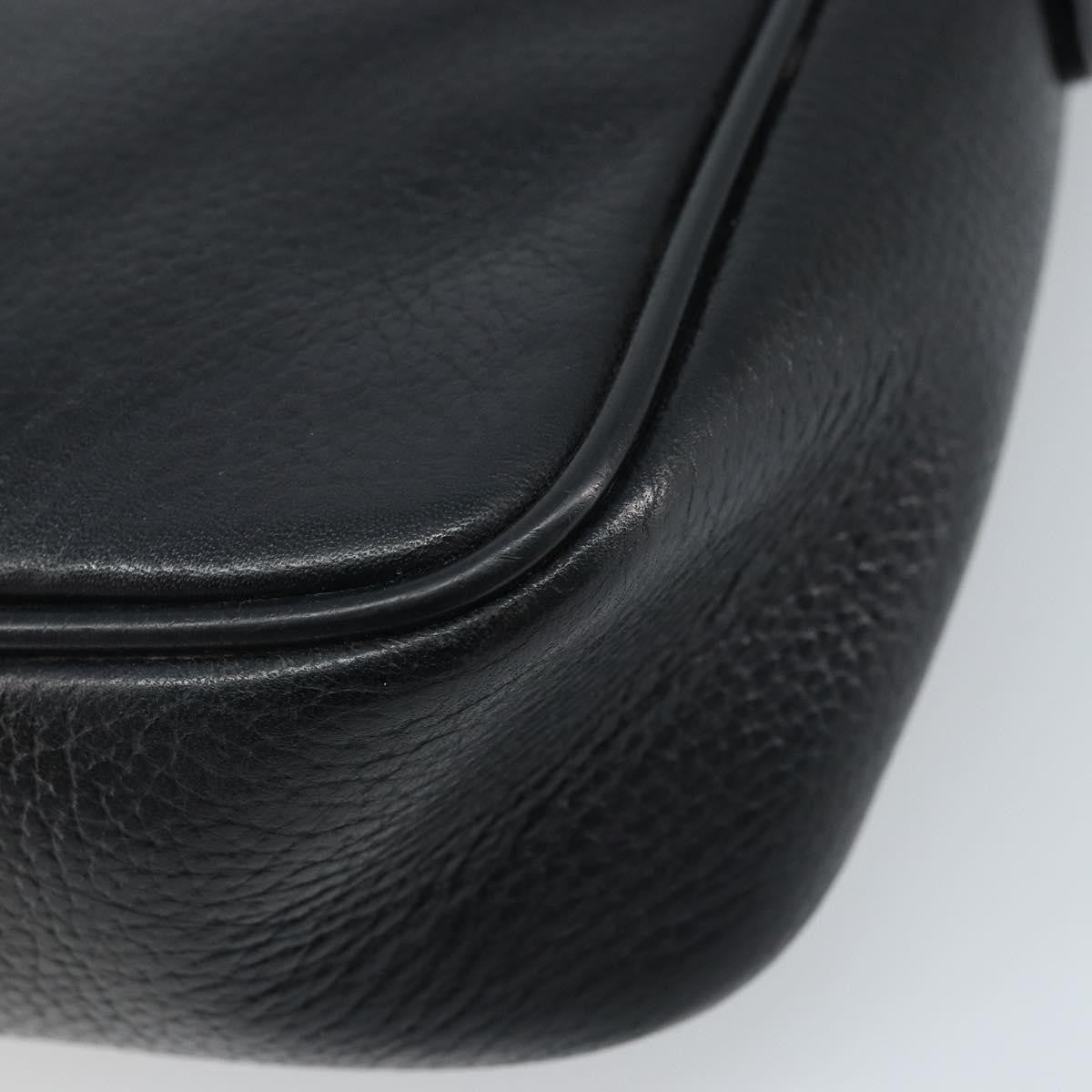 MCM Vintage Vicetos Leather Black Leather Shoulder Bag Bag (Pre-Owned)