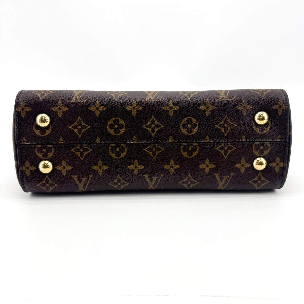 Louis Vuitton Cluny Top Handle Monogram Canvas Brown Canvas Handbag (Pre-Owned)