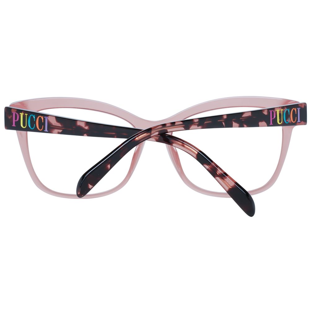 Emilio Pucci Pink Plastic Glasses Women's (Frames)