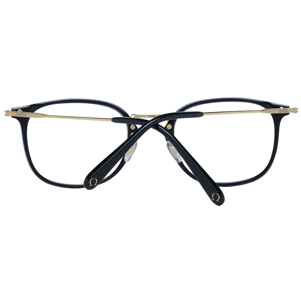 Omega Black Metal & Plastic Glasses Men's (Frames)