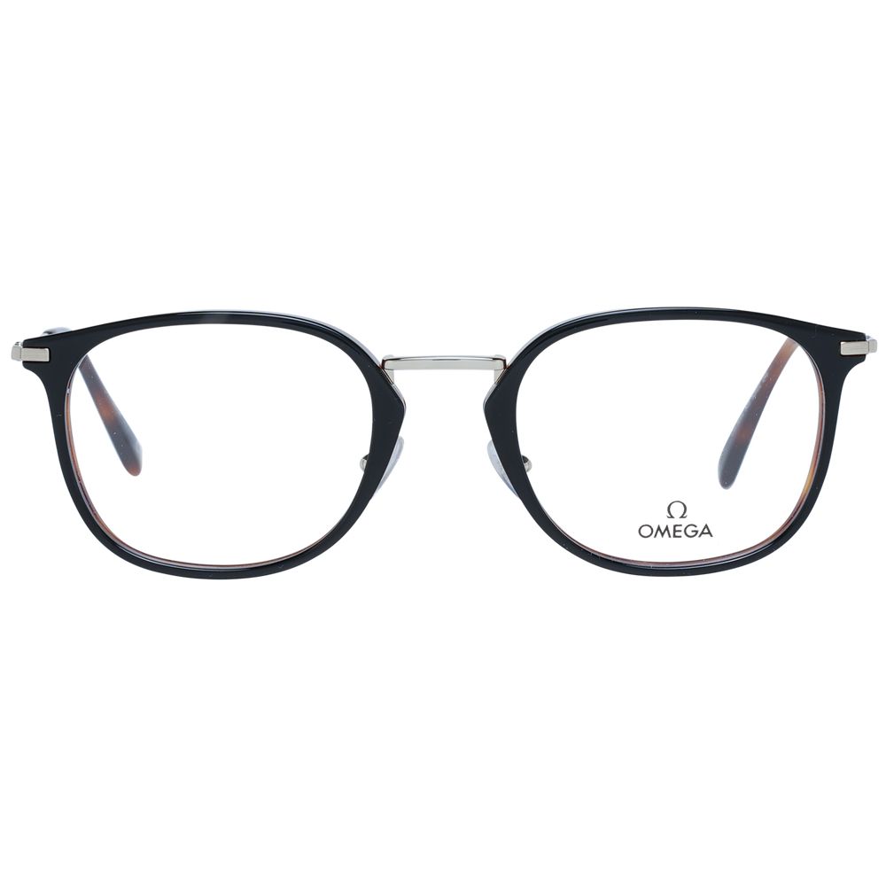 Omega Black Metal & Plastic Glasses Men's (Frames)