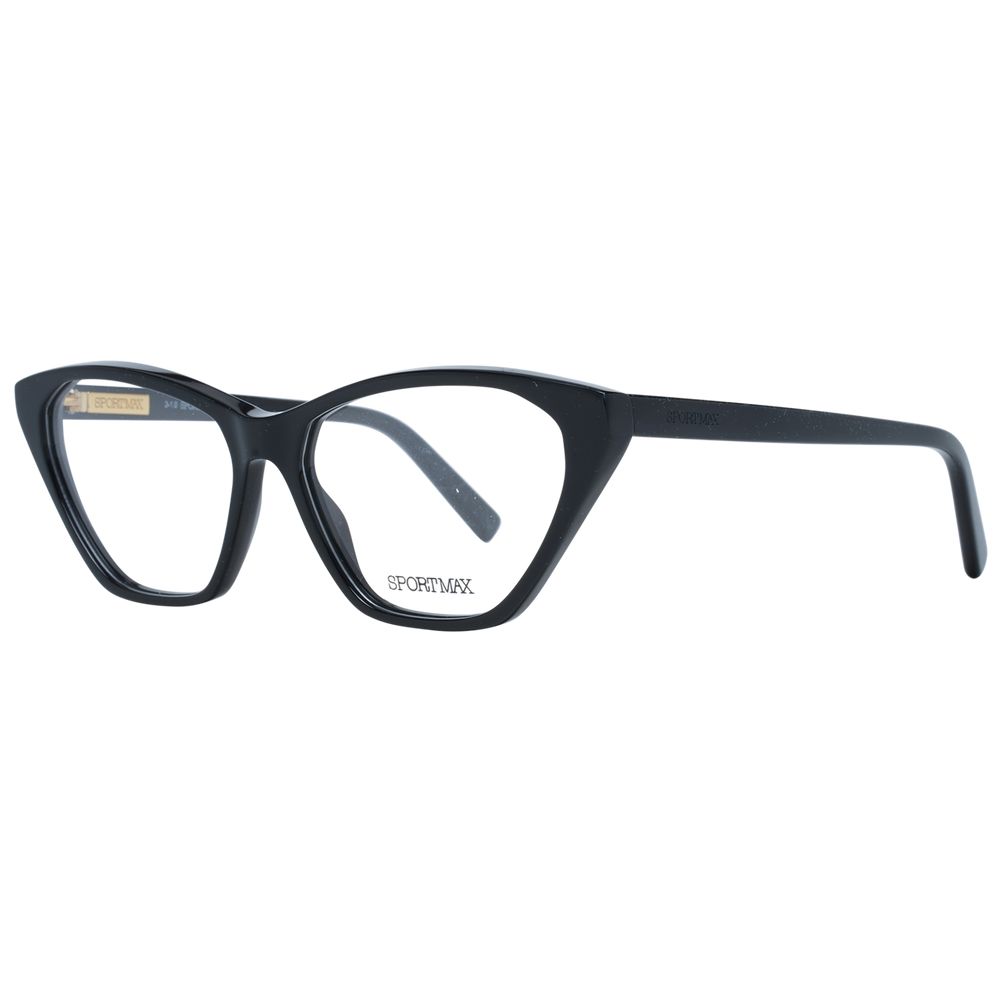 Sportmax Black Acetate Glasses Women's (Frames)