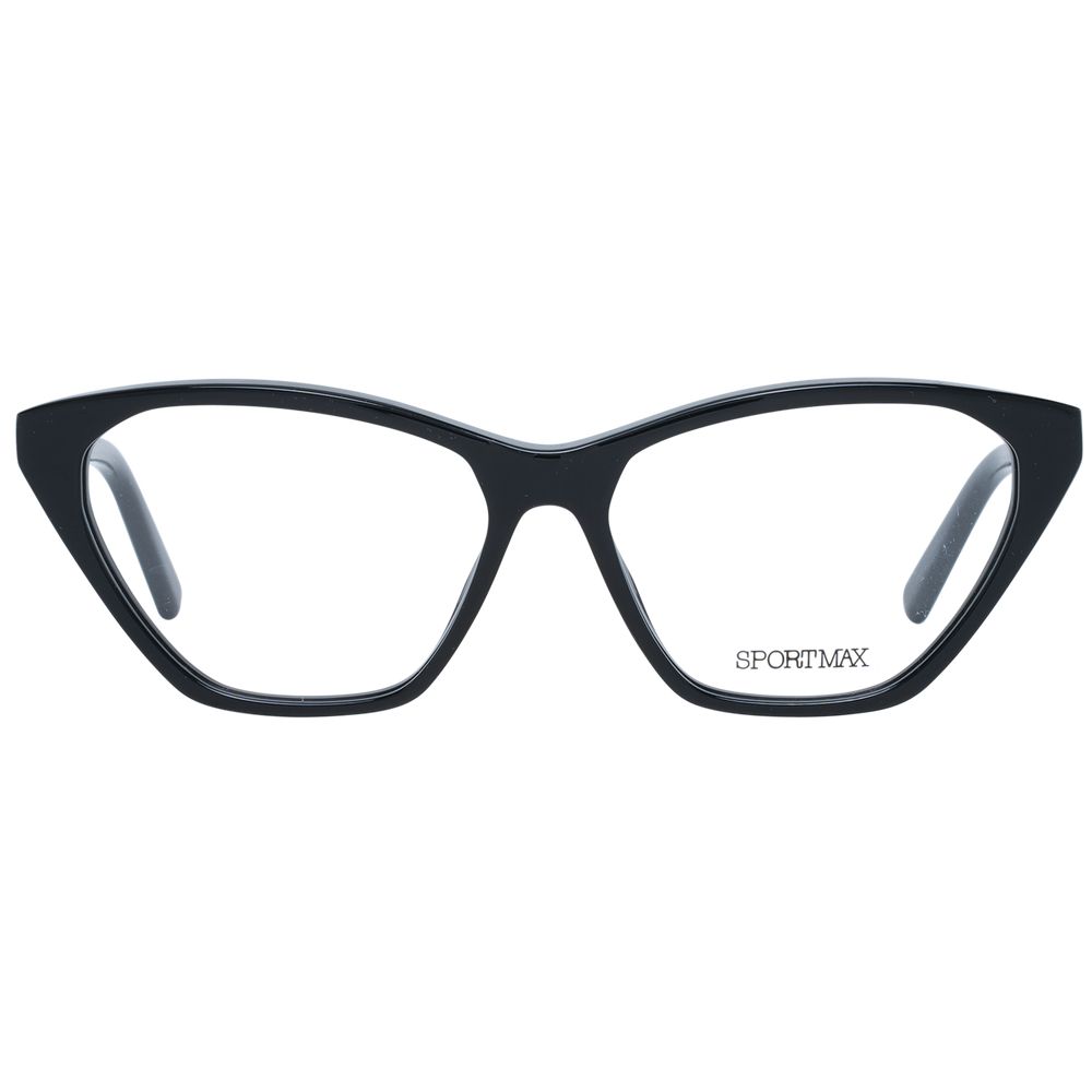 Sportmax Black Acetate Glasses Women's (Frames)