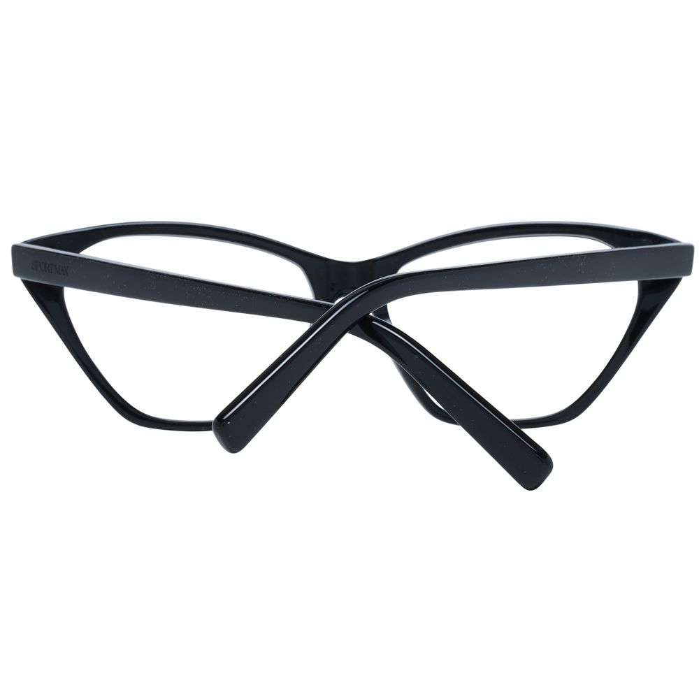 Sportmax Black Acetate Glasses Women's (Frames)