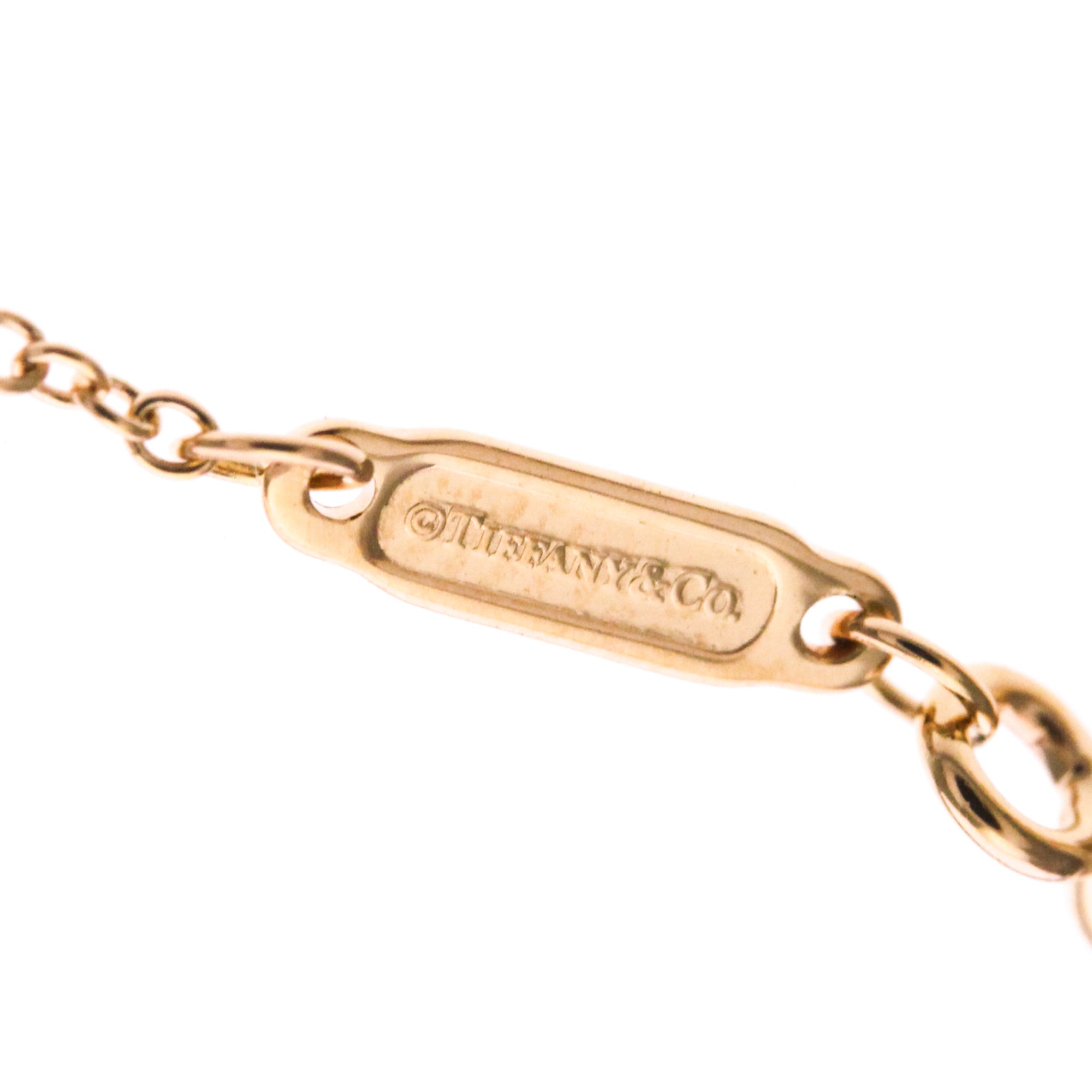 Tiffany & Co. T Smile Pendant 18K Rose Gold Pink Pink_Gold Necklace Jewelry (Pre-Owned)