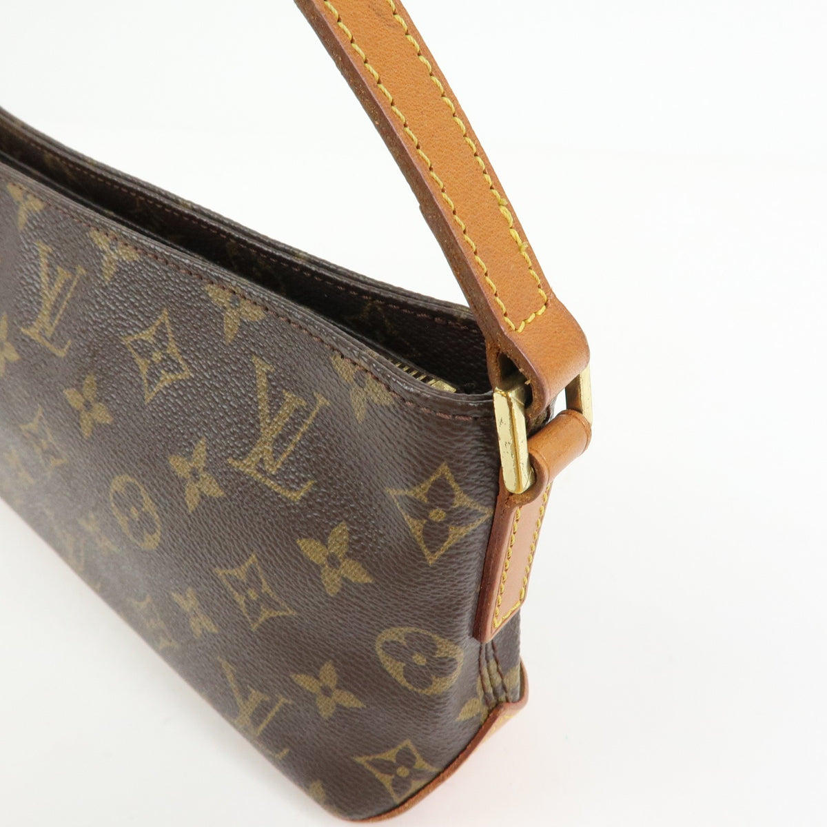 Louis Vuitton Trotteur Monogram Canvas Brown Canvas Handbag (Pre-Owned)