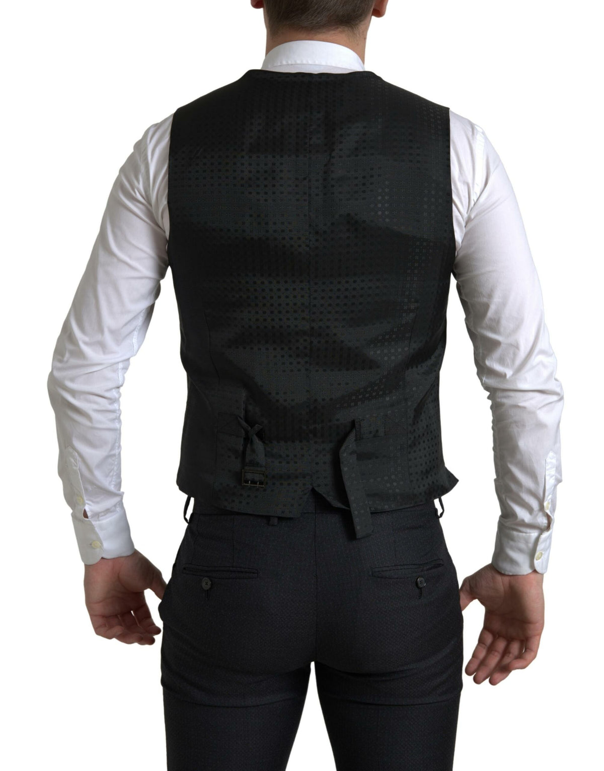 Dolce & Gabbana Dark Gray 3 Piece Single Breasted MARTINI Men's Suit