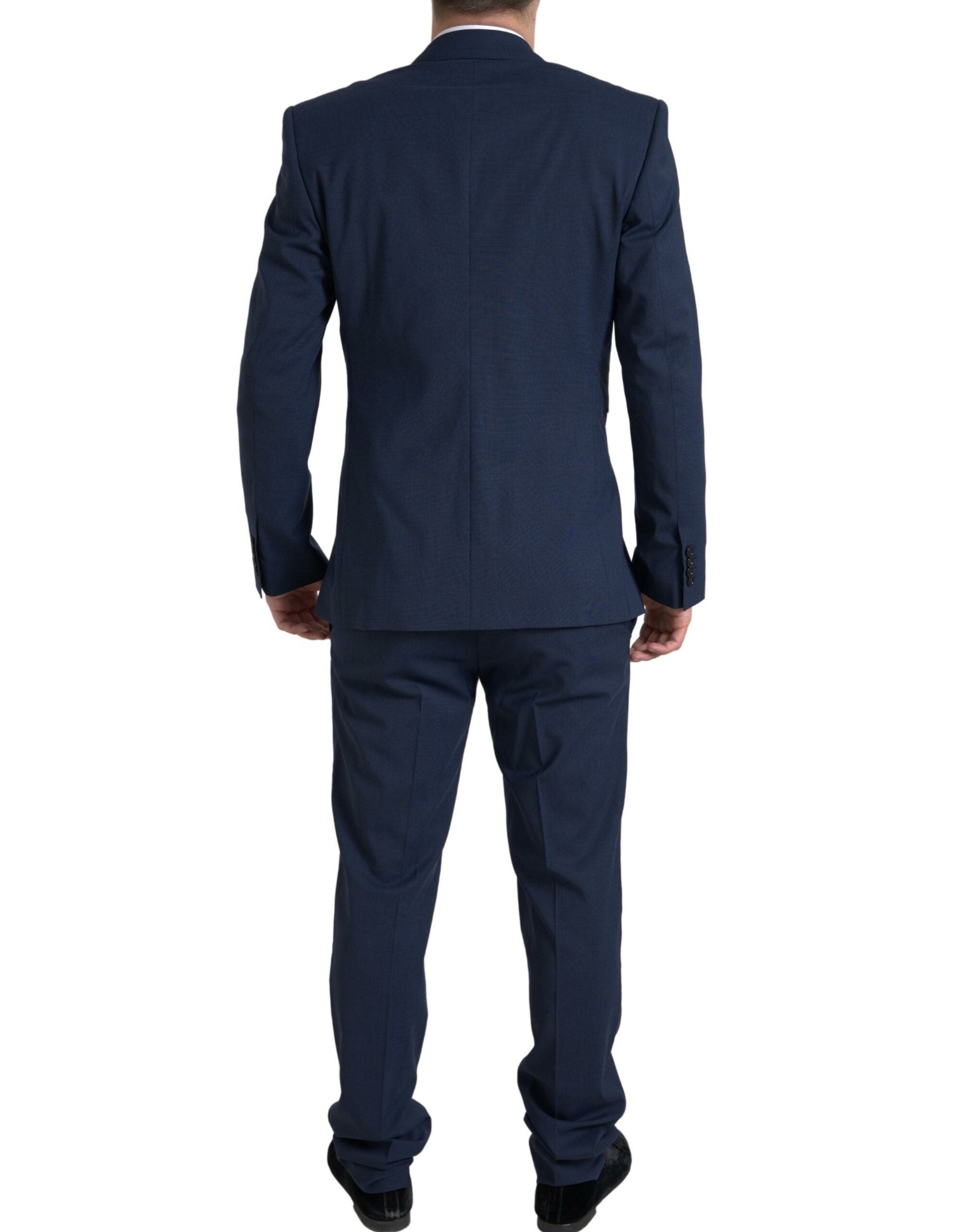 Dolce & Gabbana Elegant Slim Fit Blue Two-Piece Men's Suit