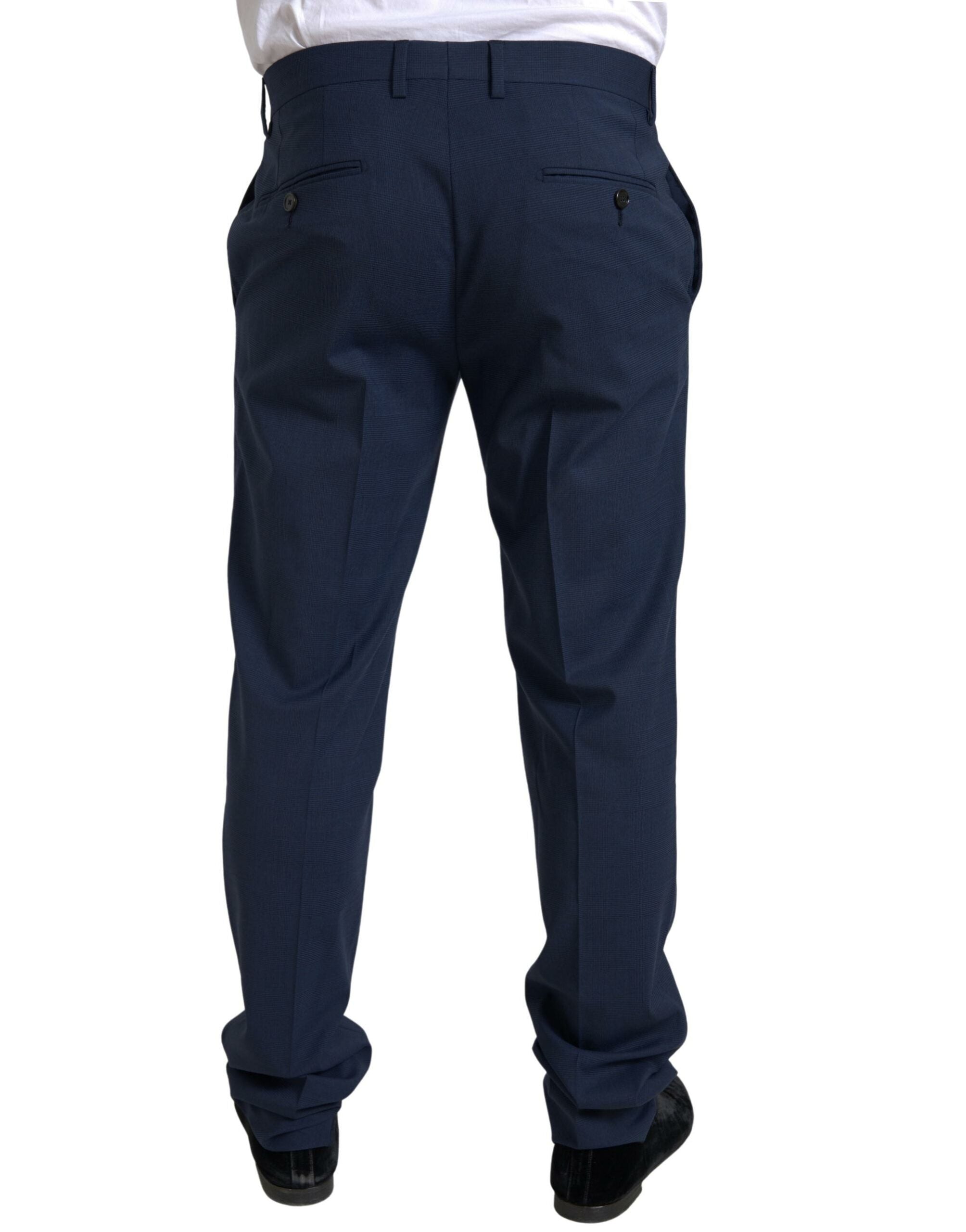Dolce & Gabbana Elegant Slim Fit Blue Two-Piece Men's Suit