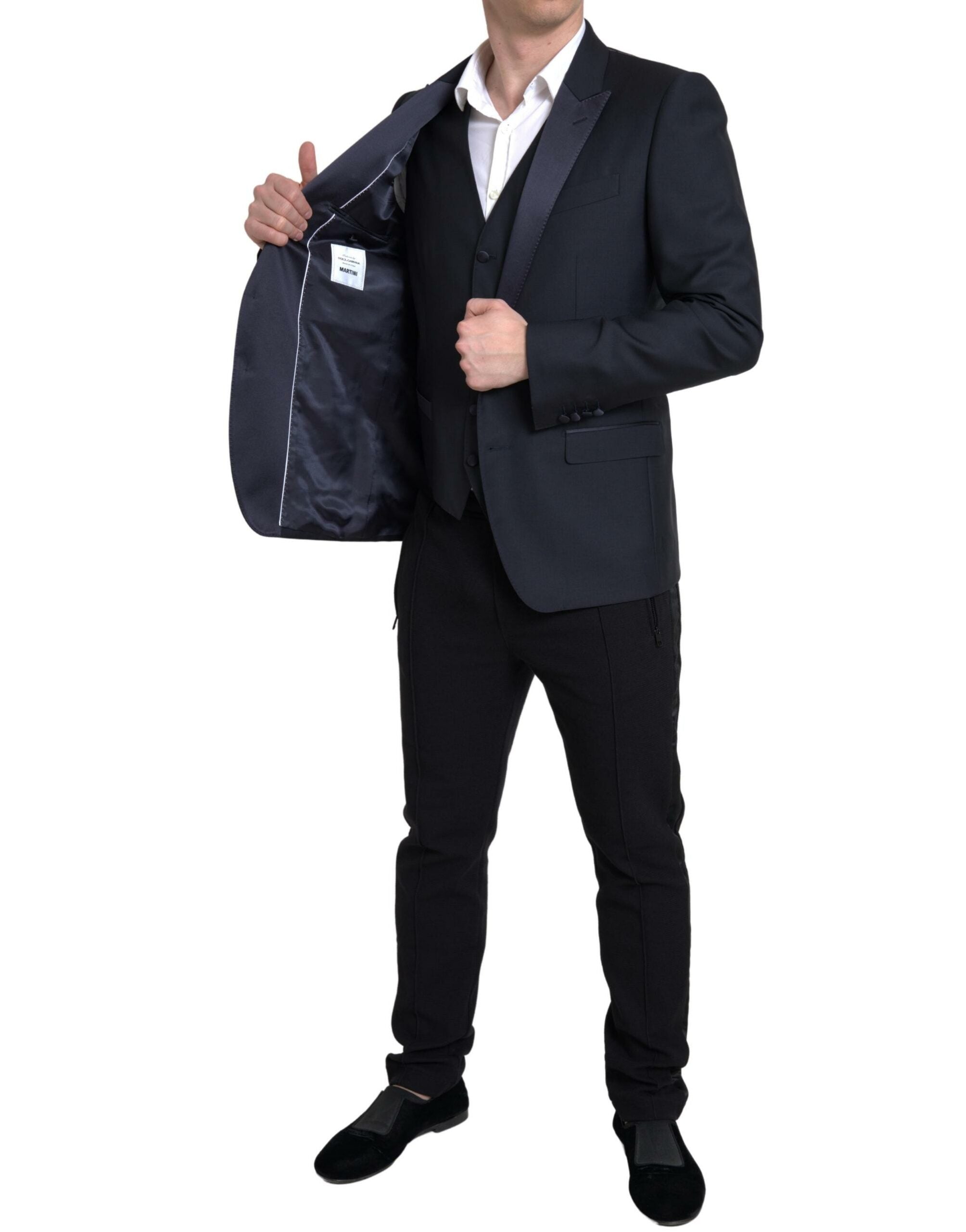 Dolce & Gabbana Elegant Slim Fit Two-Piece Martini Men's Suit
