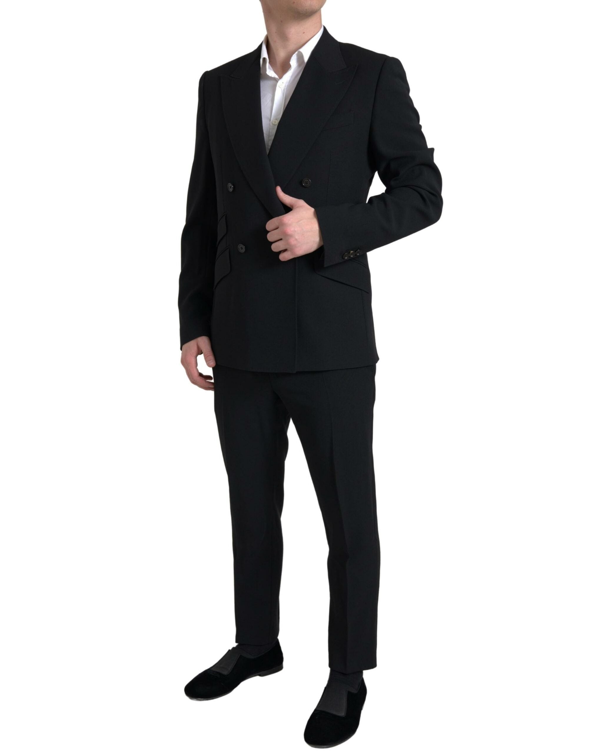 Dolce & Gabbana Elegant Slim Fit Double Breasted Men's Suit
