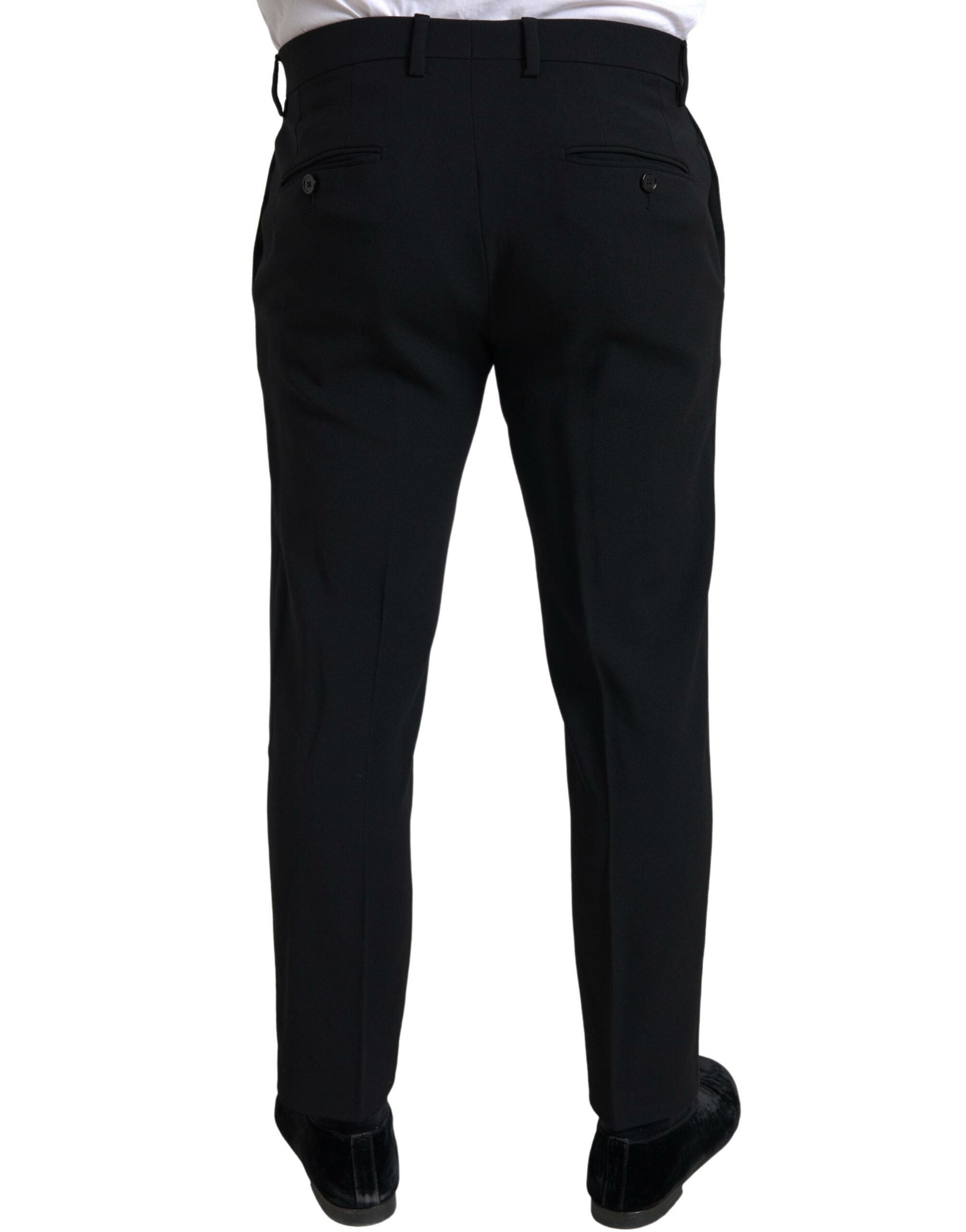 Dolce & Gabbana Black 2 Piece Double Breasted SICILIA Men's Suit