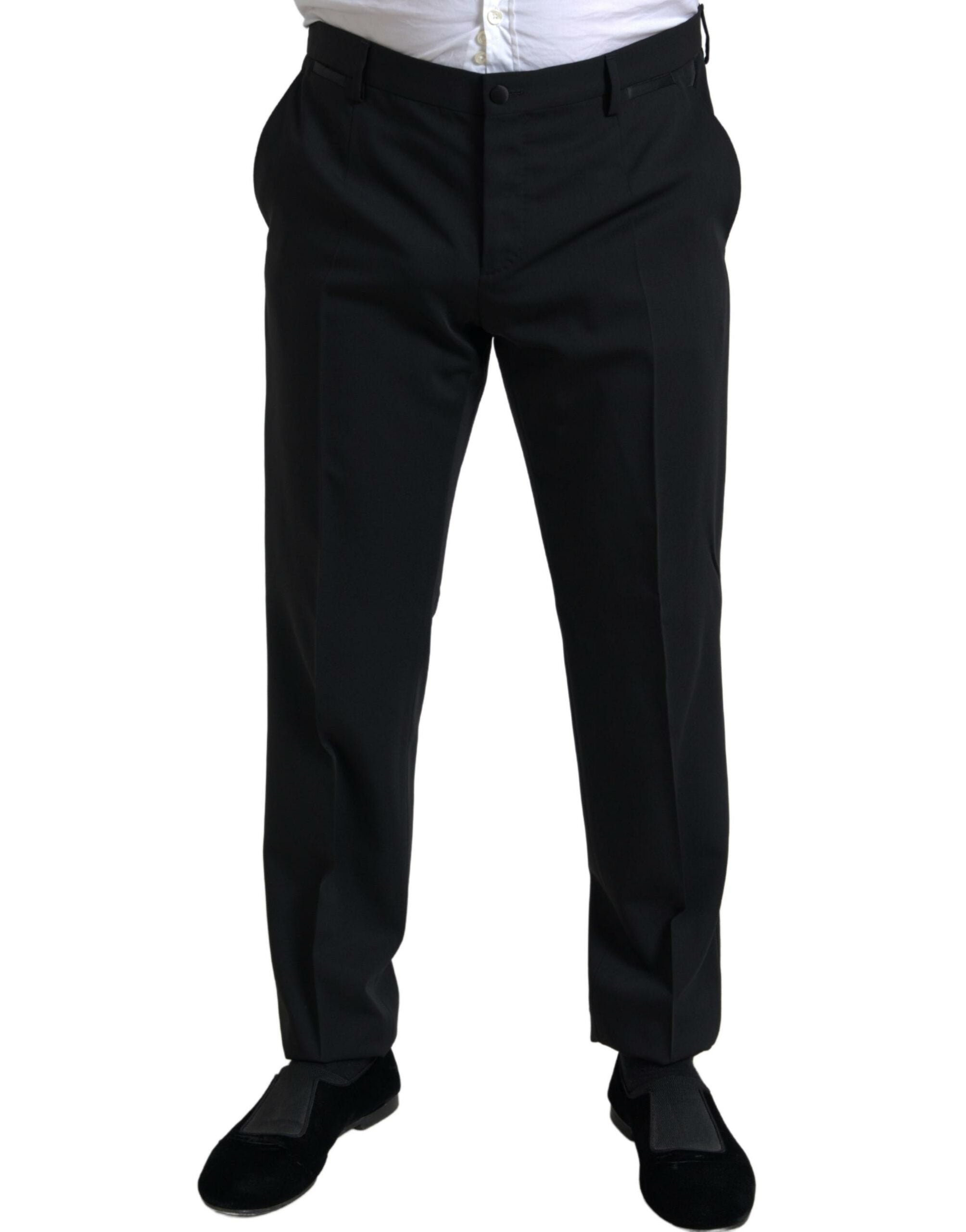 Dolce & Gabbana Black 2 Piece Single Breasted MARTINI Men's Suit