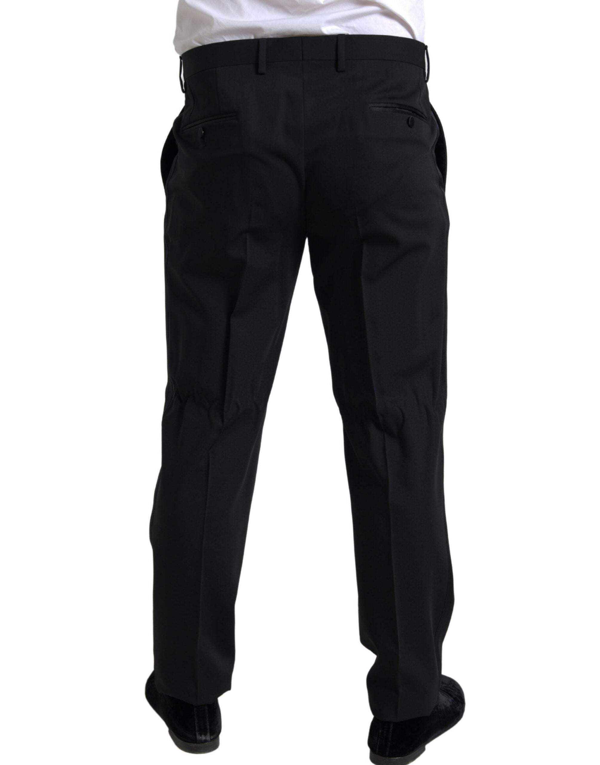 Dolce & Gabbana Black 2 Piece Single Breasted MARTINI Men's Suit