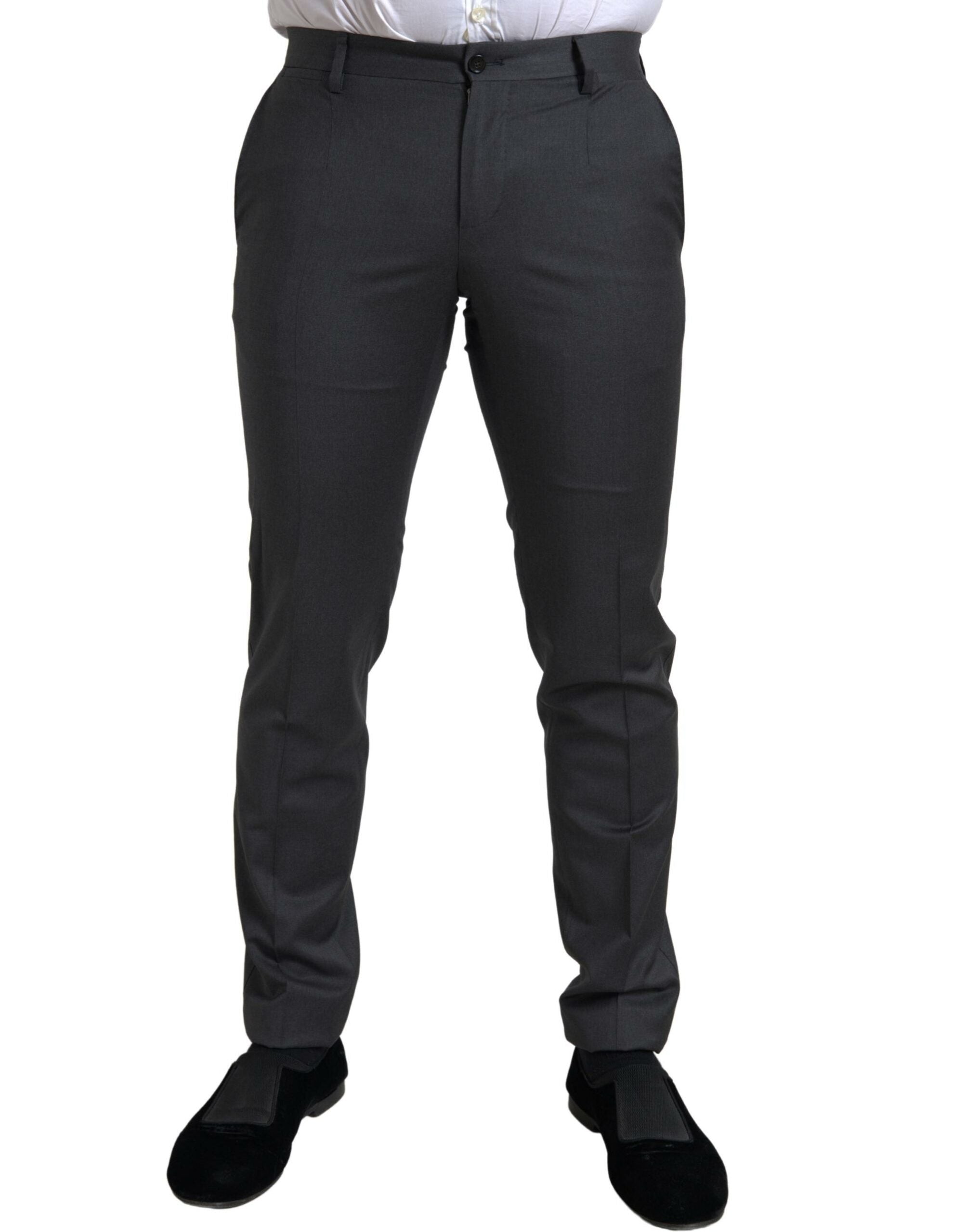 Dolce & Gabbana Gray 2 Piece Double Breasted SICILIA Men's Suit