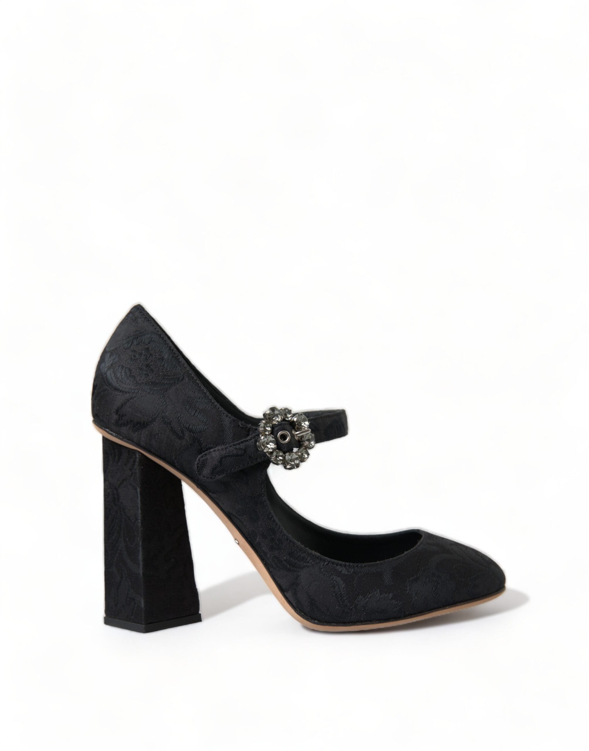 Dolce & Gabbana Chic Black Brocade Mary Janes Women's Pumps