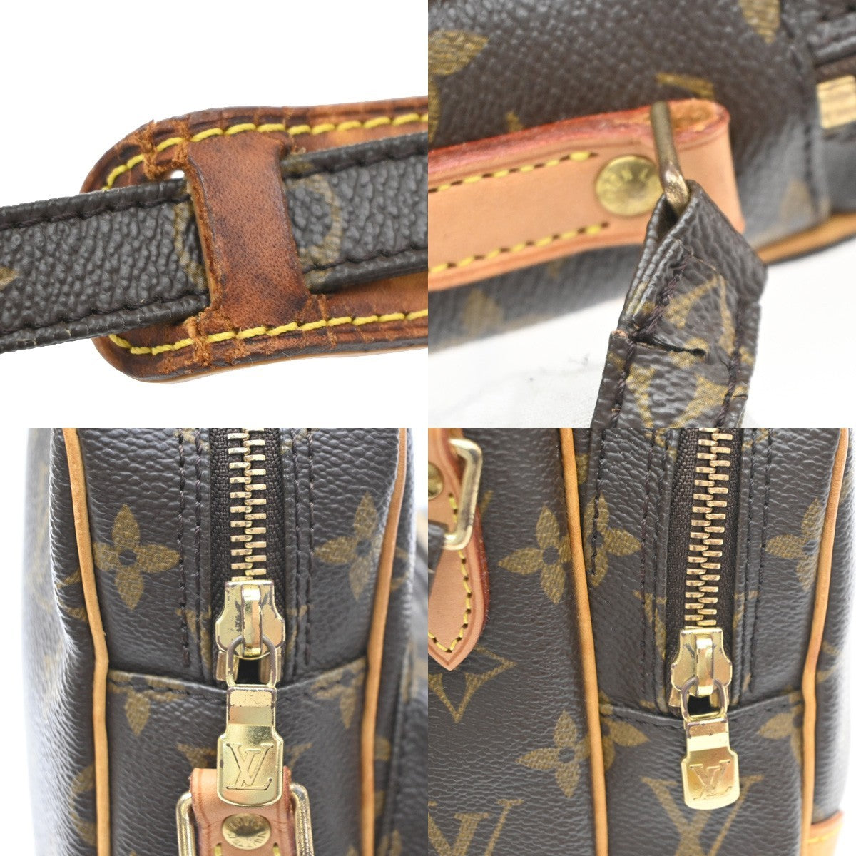 Louis Vuitton Amazone Monogram Canvas Brown Canvas Shoulder Bag Bag (Pre-Owned)