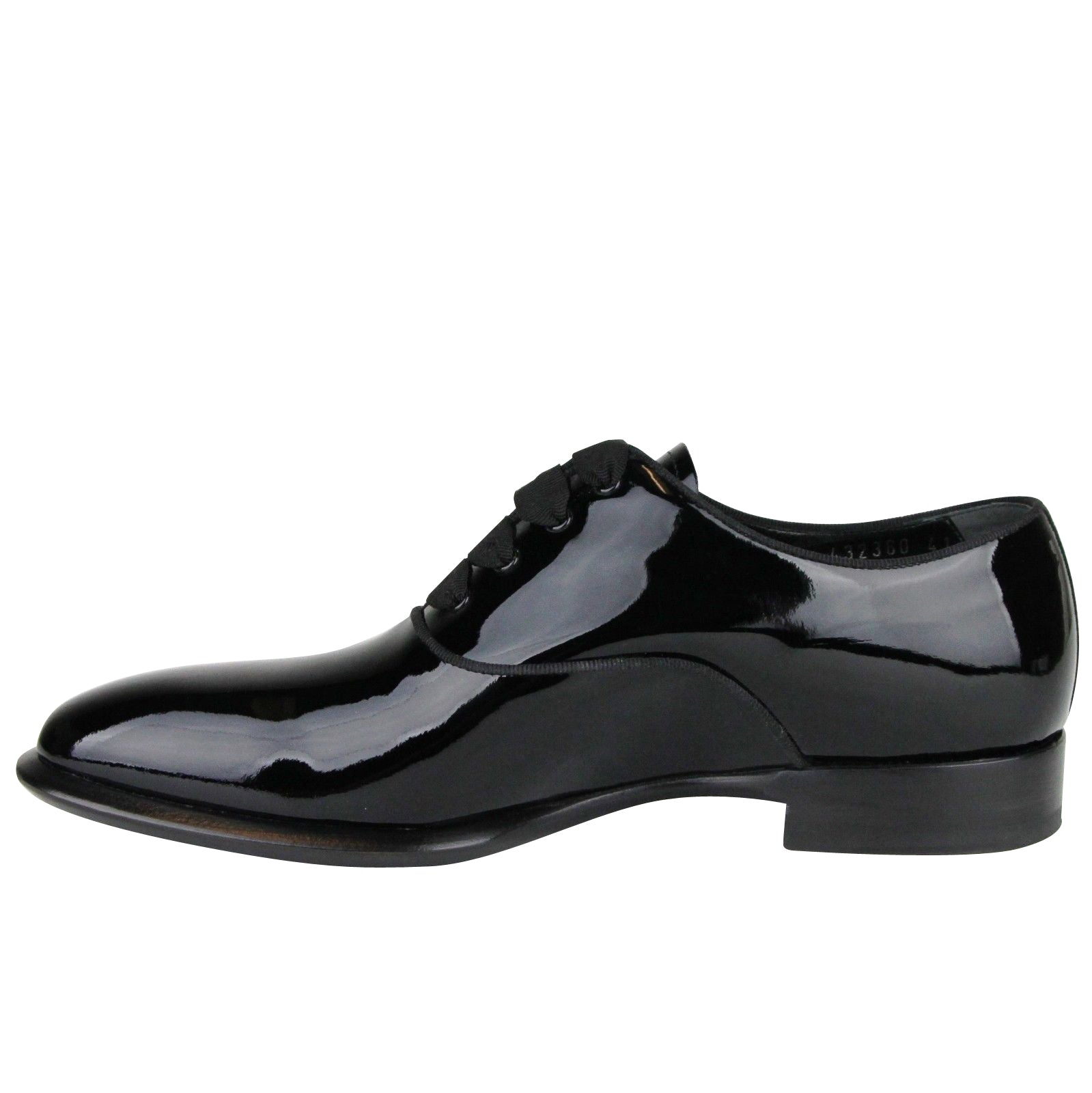 Alexander McQueen Men's Patent Black Leather Dress Shoes