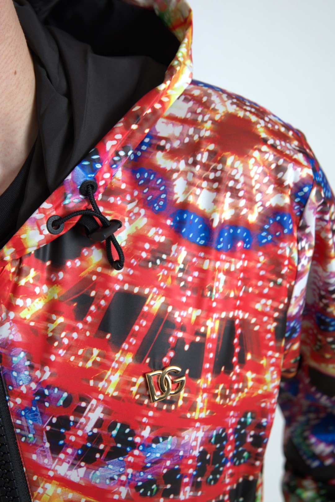 Dolce & Gabbana Multicolor Hooded Sweatshirt Men's Sweater