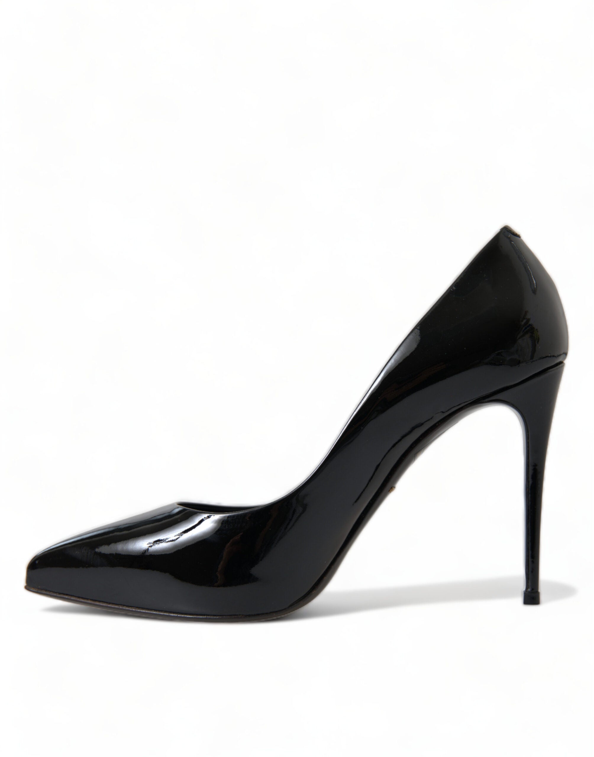 Dolce & Gabbana Black Patent Leather Pumps Heels Women's Shoes