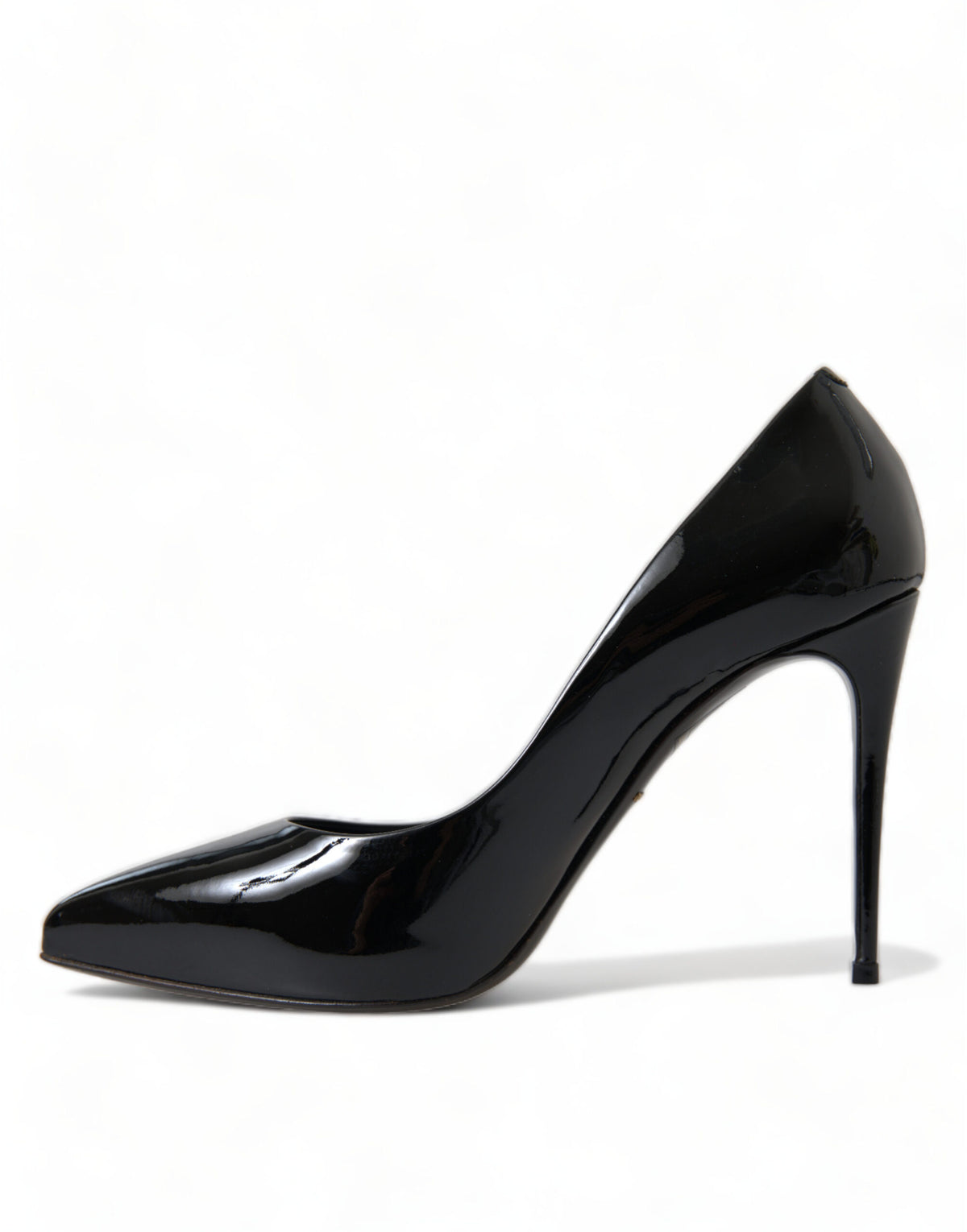 Dolce & Gabbana Black Patent Leather Pumps Heels Women's Shoes