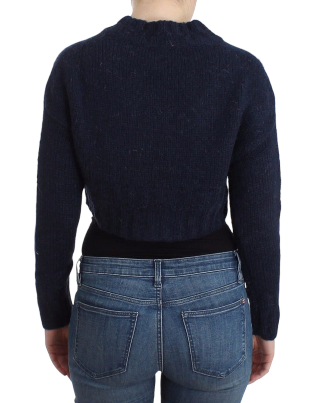 John Galliano Blue cropped Women's cardigan