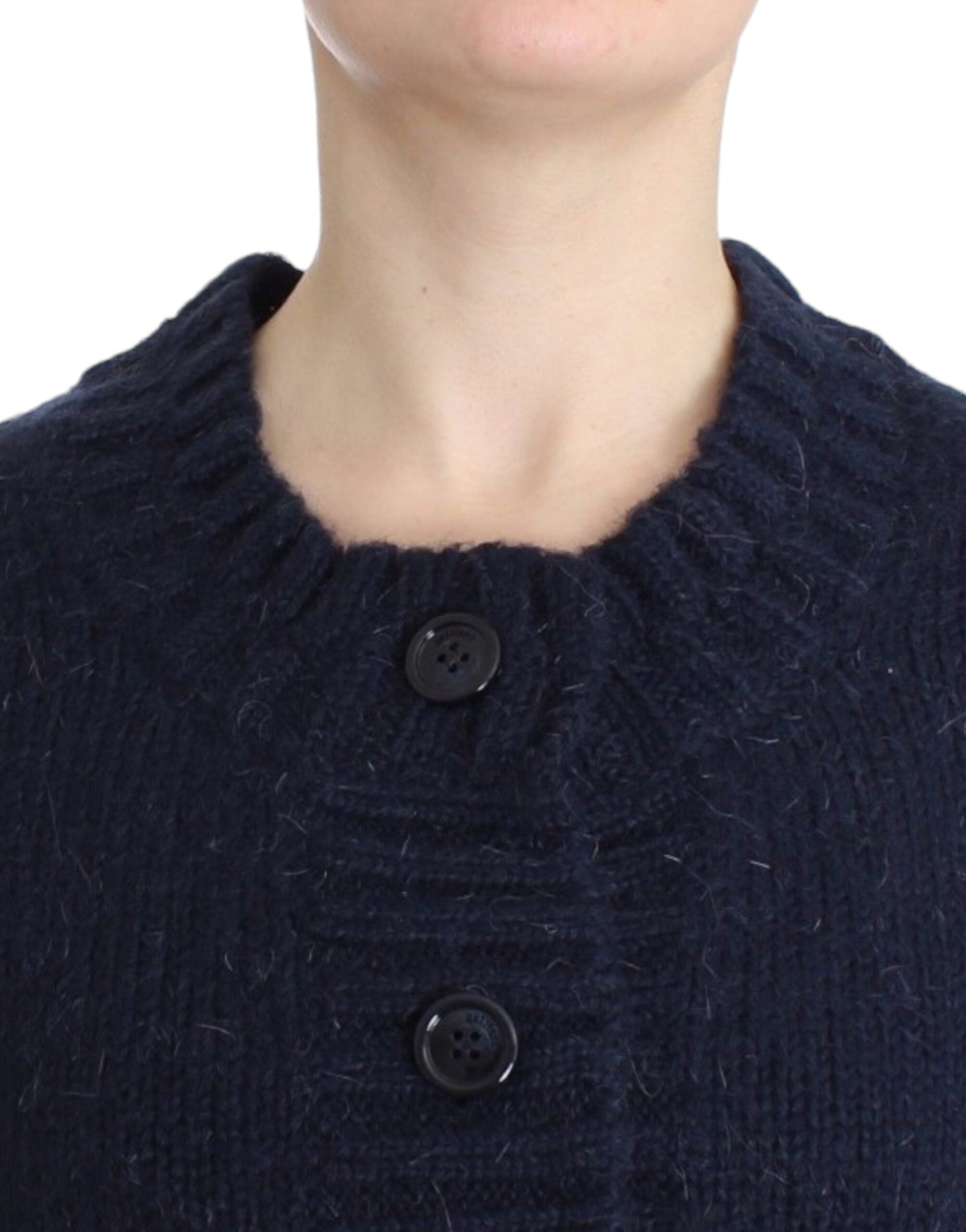 John Galliano Blue cropped Women's cardigan