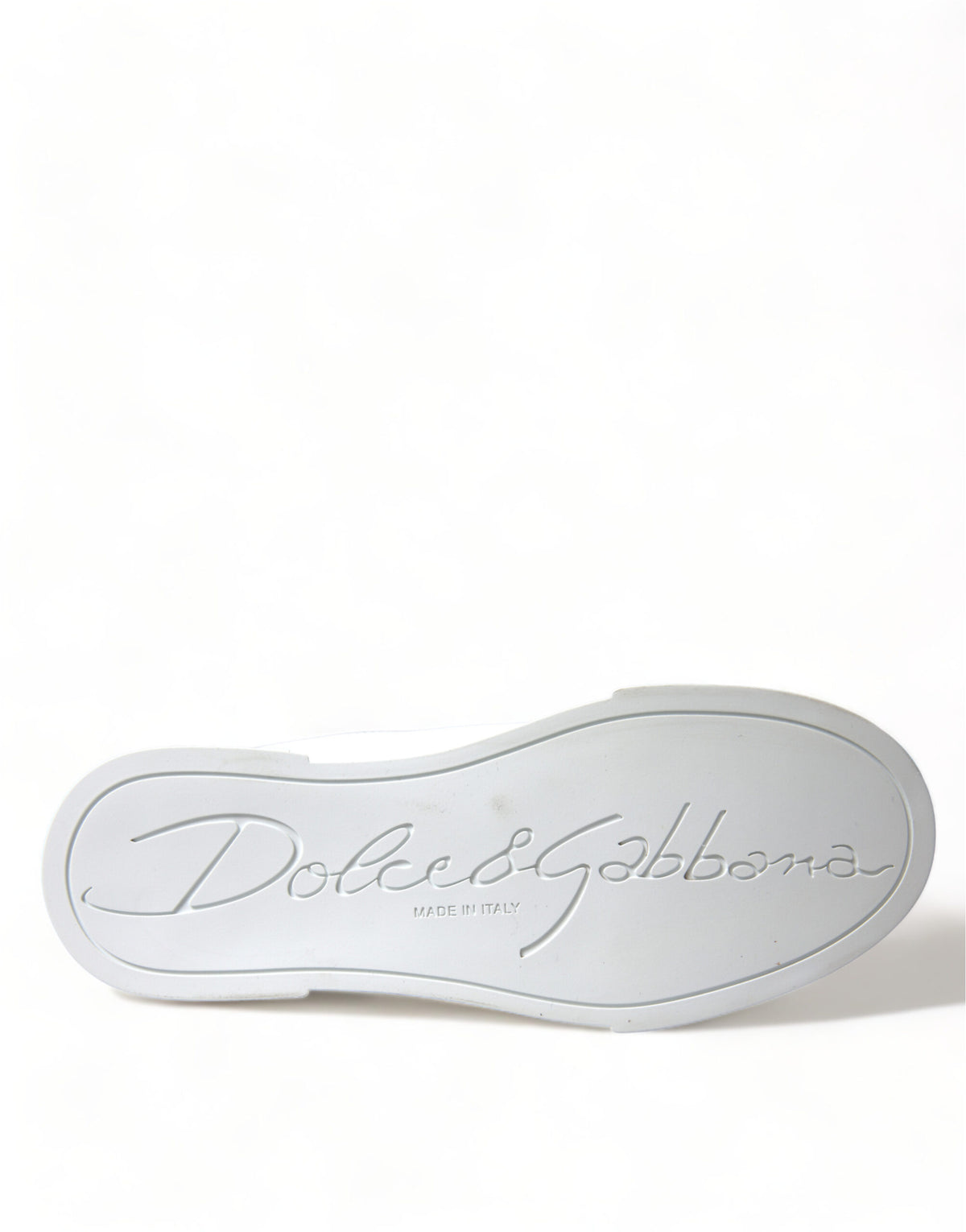 Dolce & Gabbana White Love Patch Portofino Classic Sneakers Women's Shoes