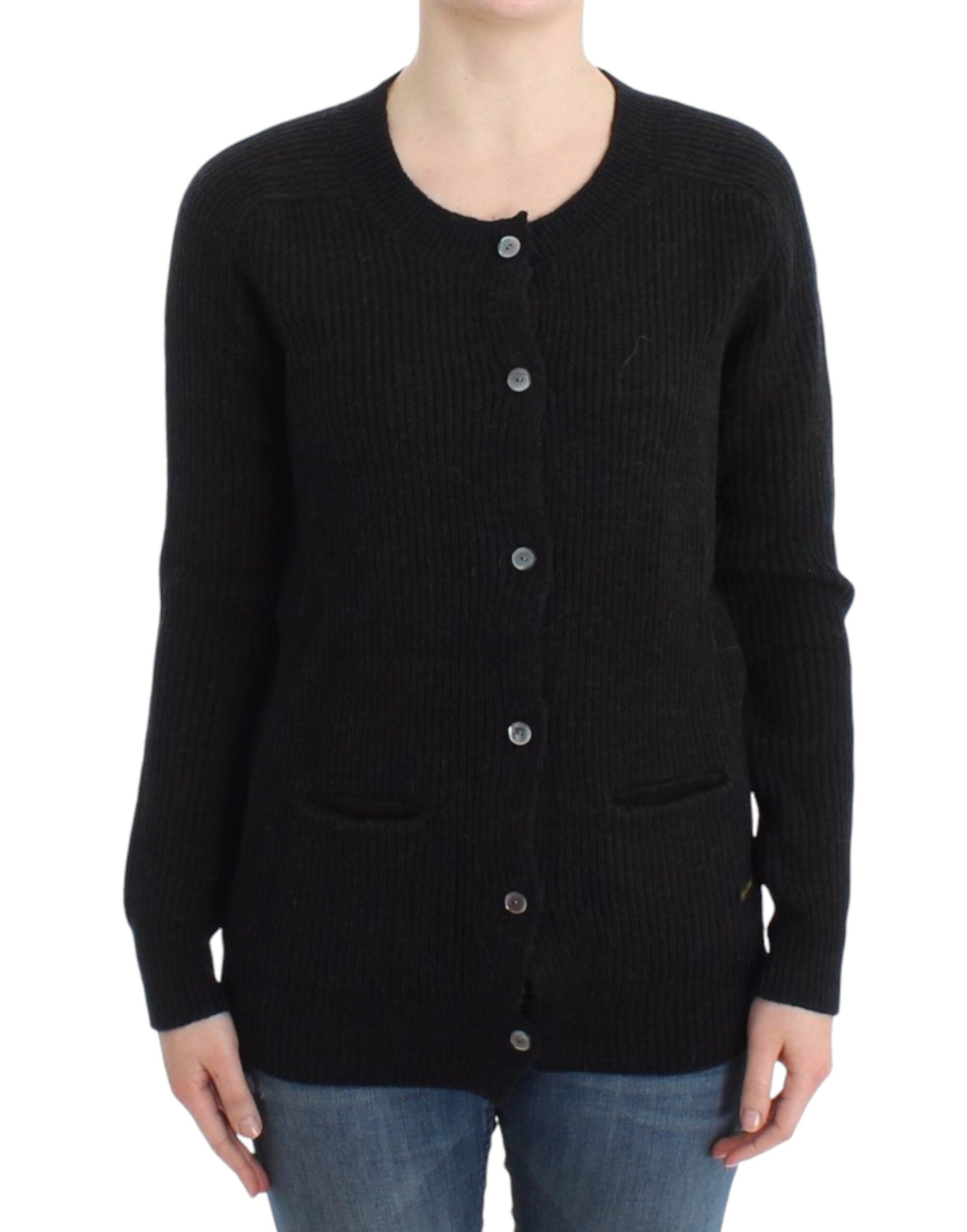John Galliano Black wool Women's cardigan
