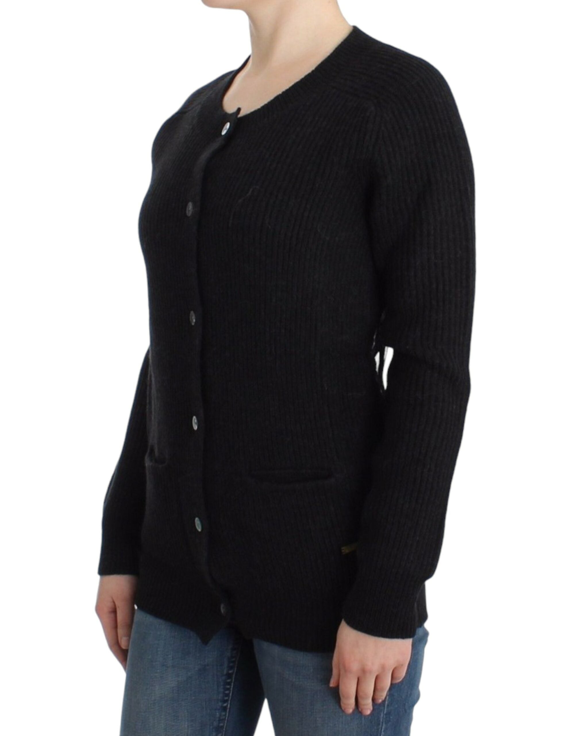 John Galliano Black wool Women's cardigan