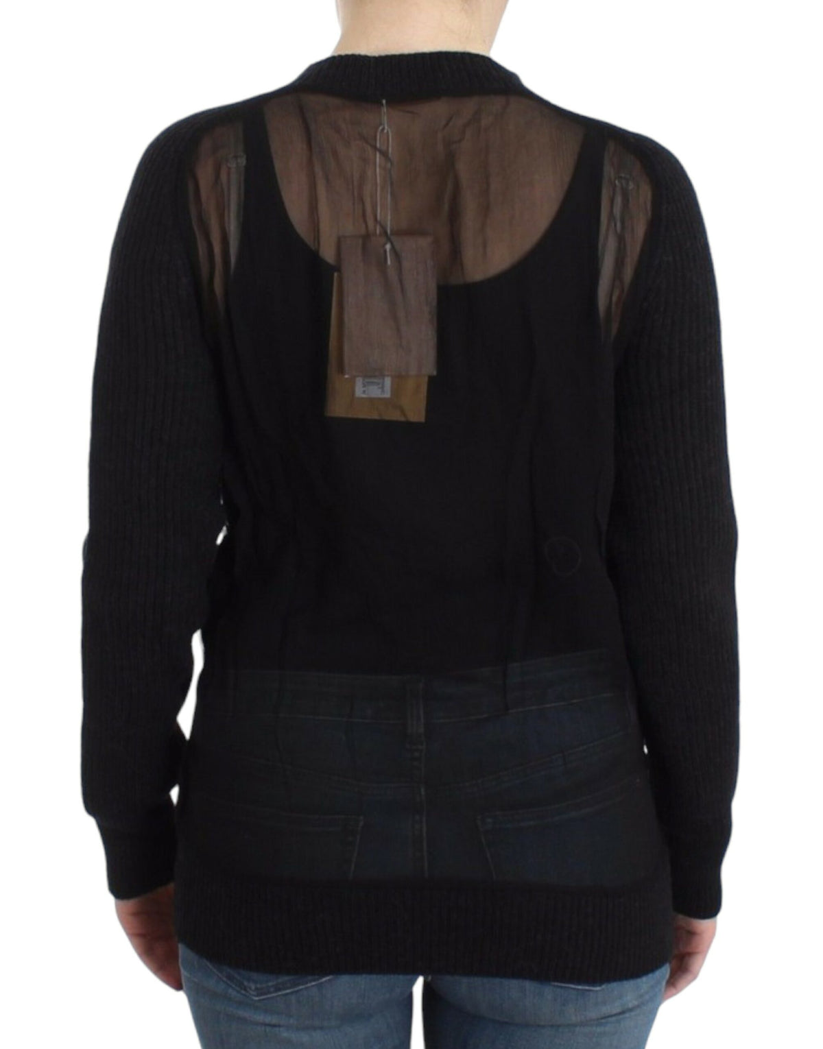 John Galliano Black wool Women's cardigan