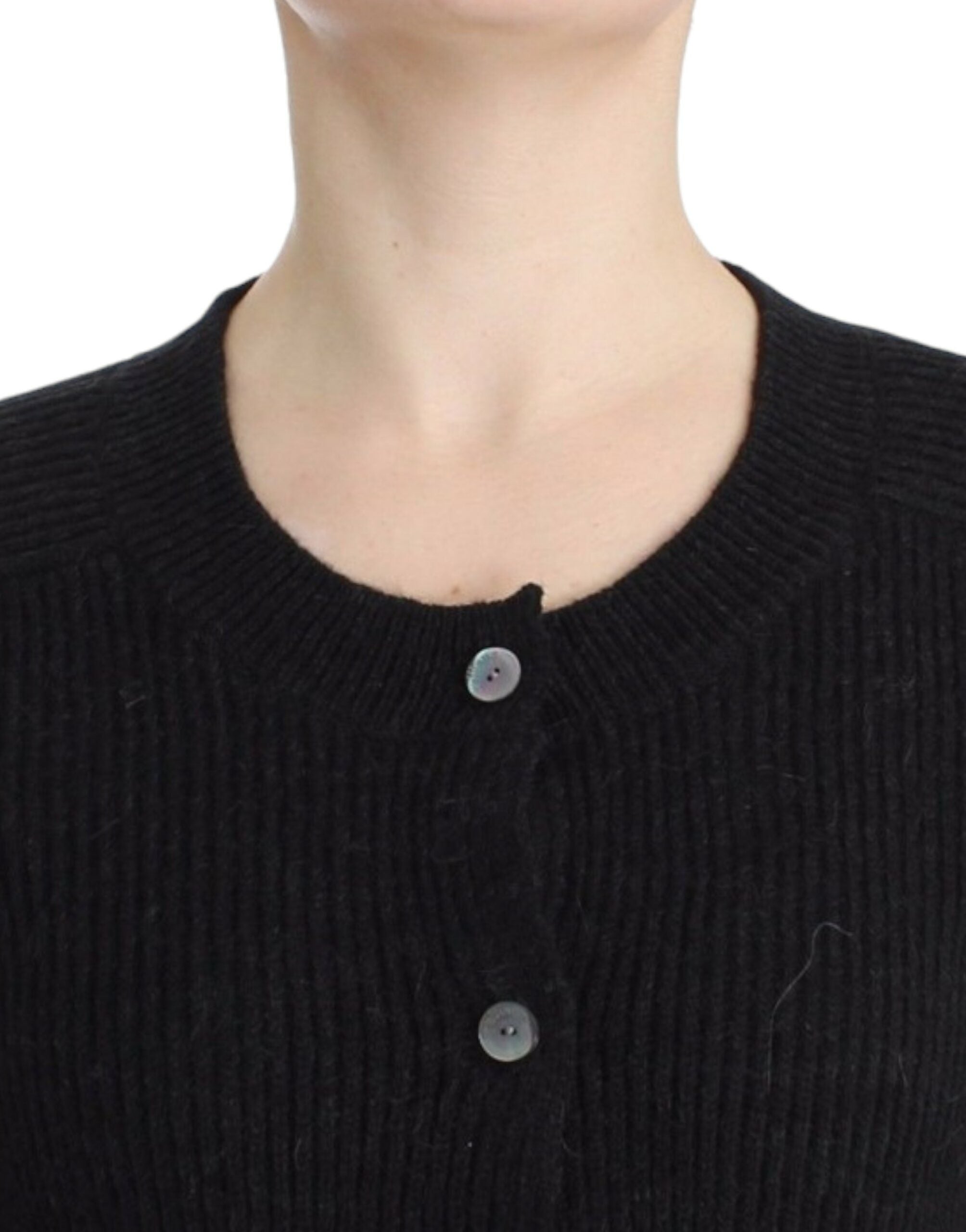 John Galliano Black wool Women's cardigan