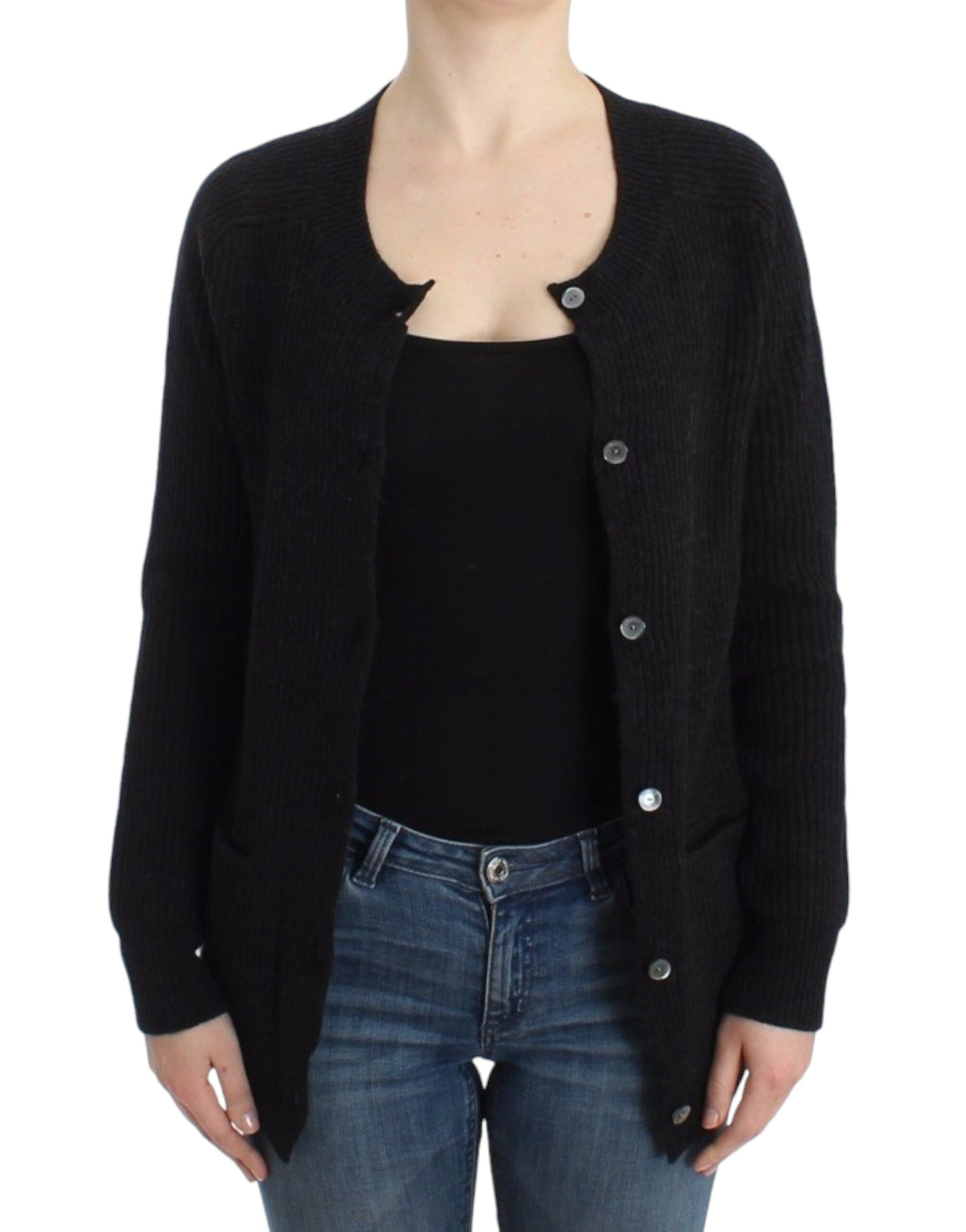 John Galliano Black wool Women's cardigan