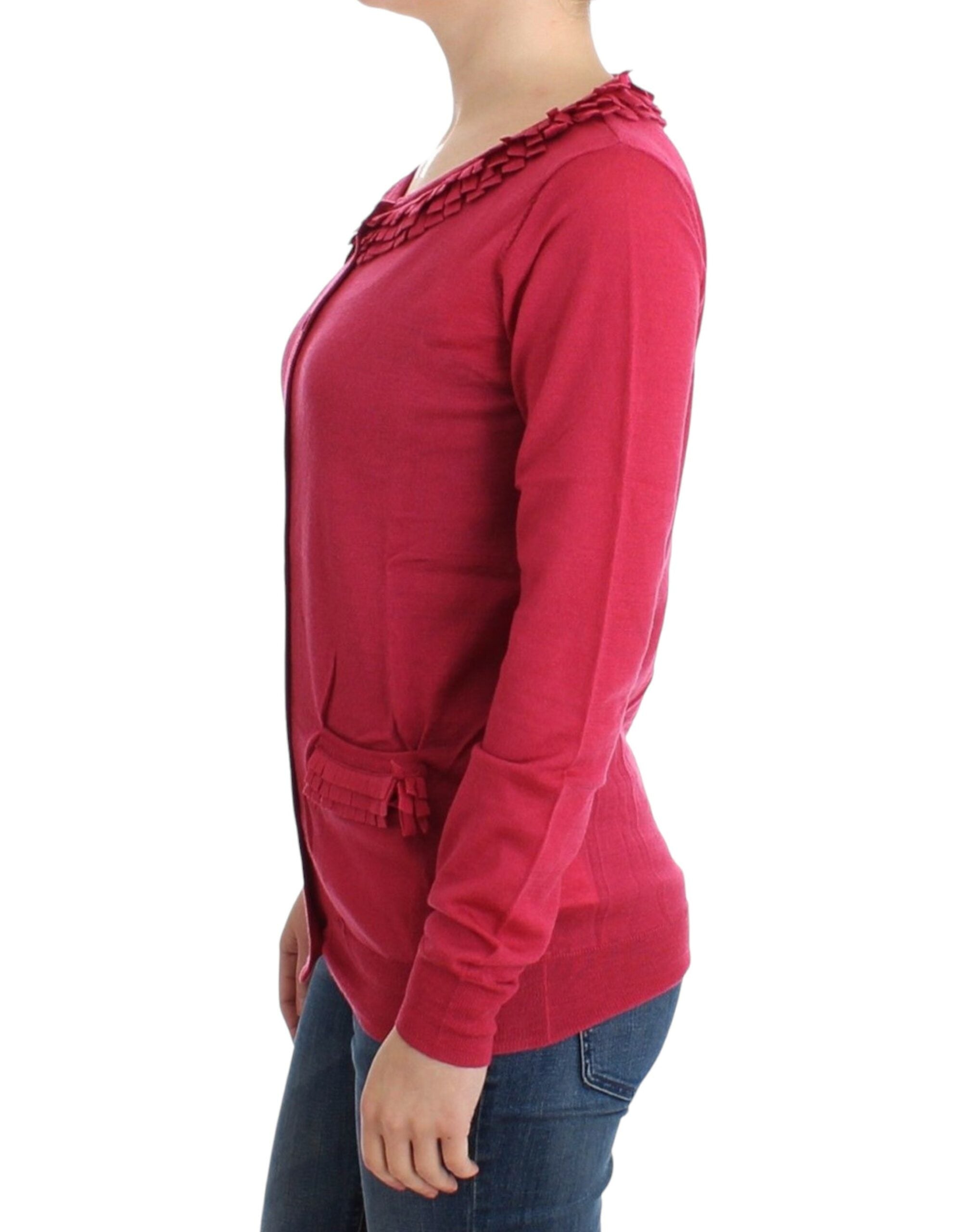 John Galliano Pink wool Women's cardigan
