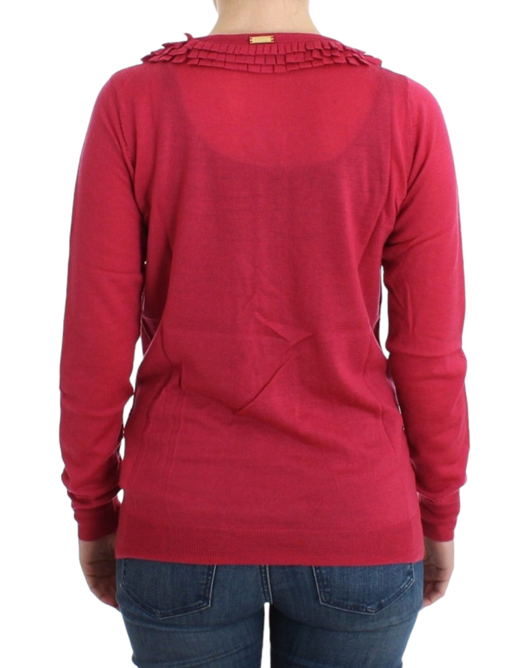 John Galliano Pink wool Women's cardigan