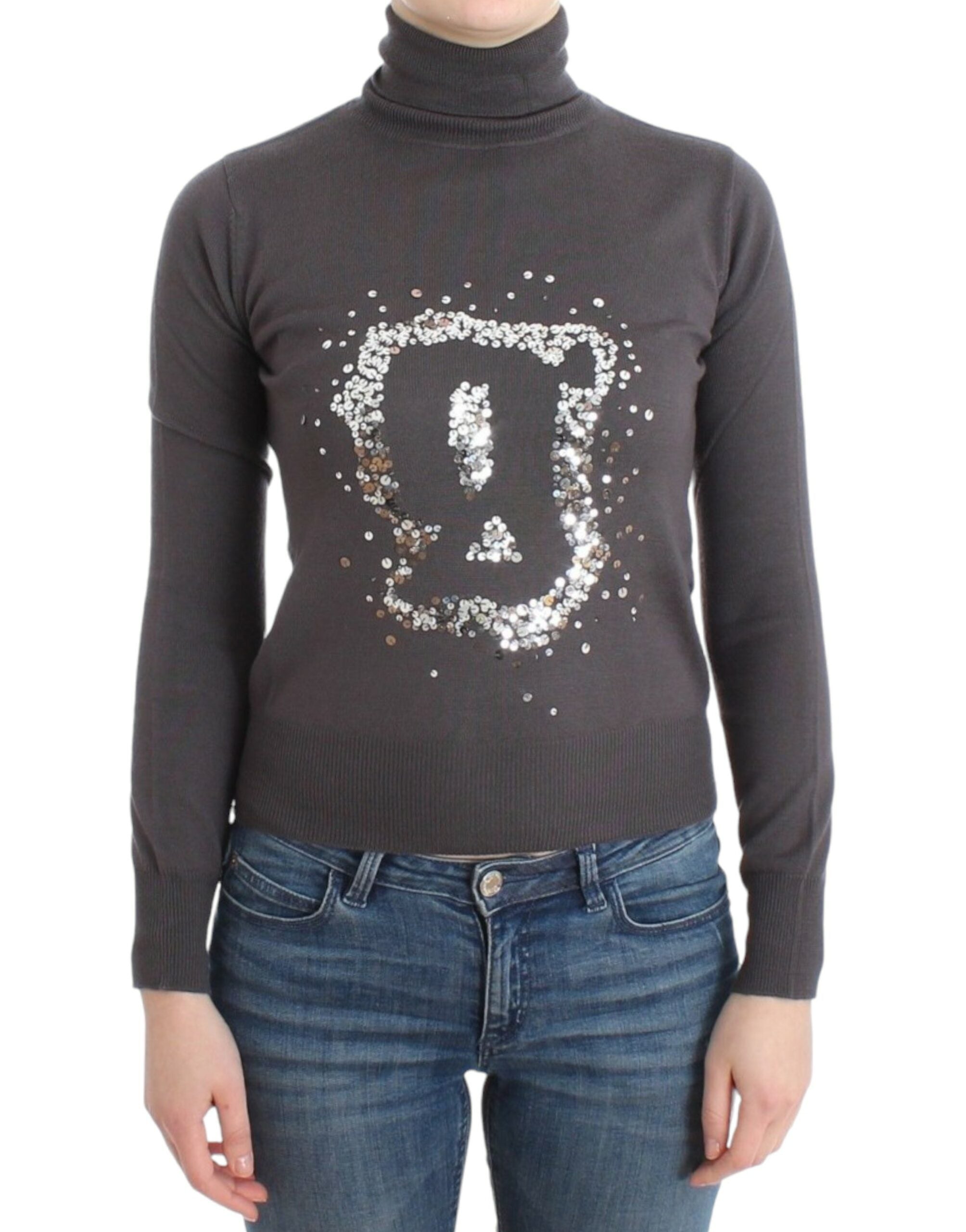 John Galliano Brown turtleneck cotton Women's sweater