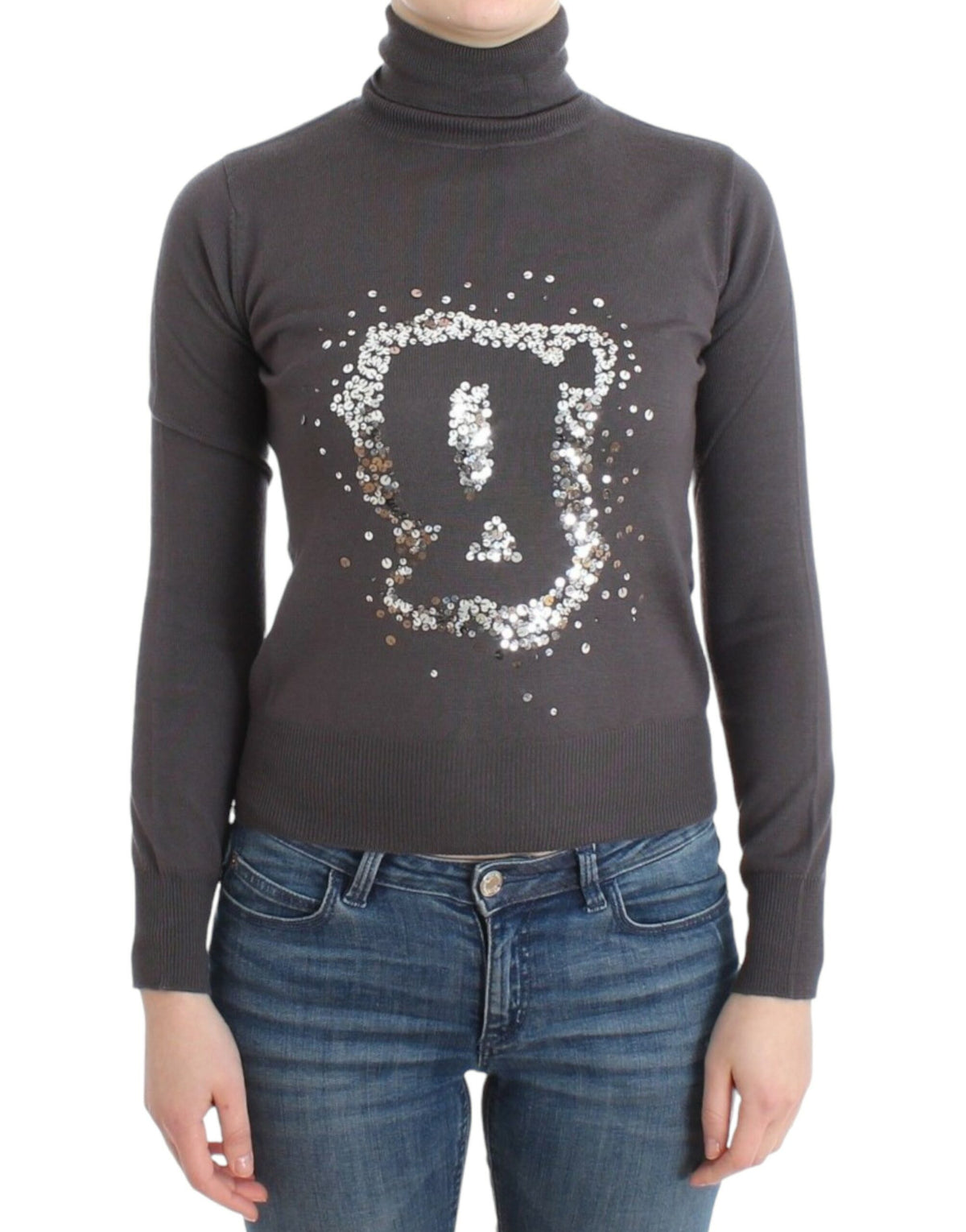 John Galliano Brown turtleneck cotton Women's sweater