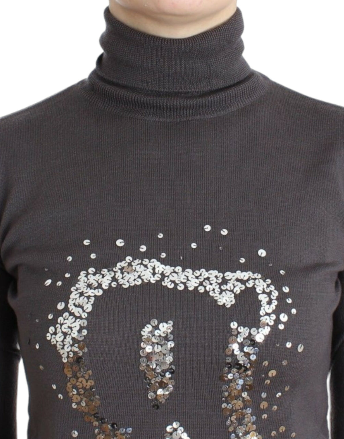John Galliano Brown turtleneck cotton Women's sweater